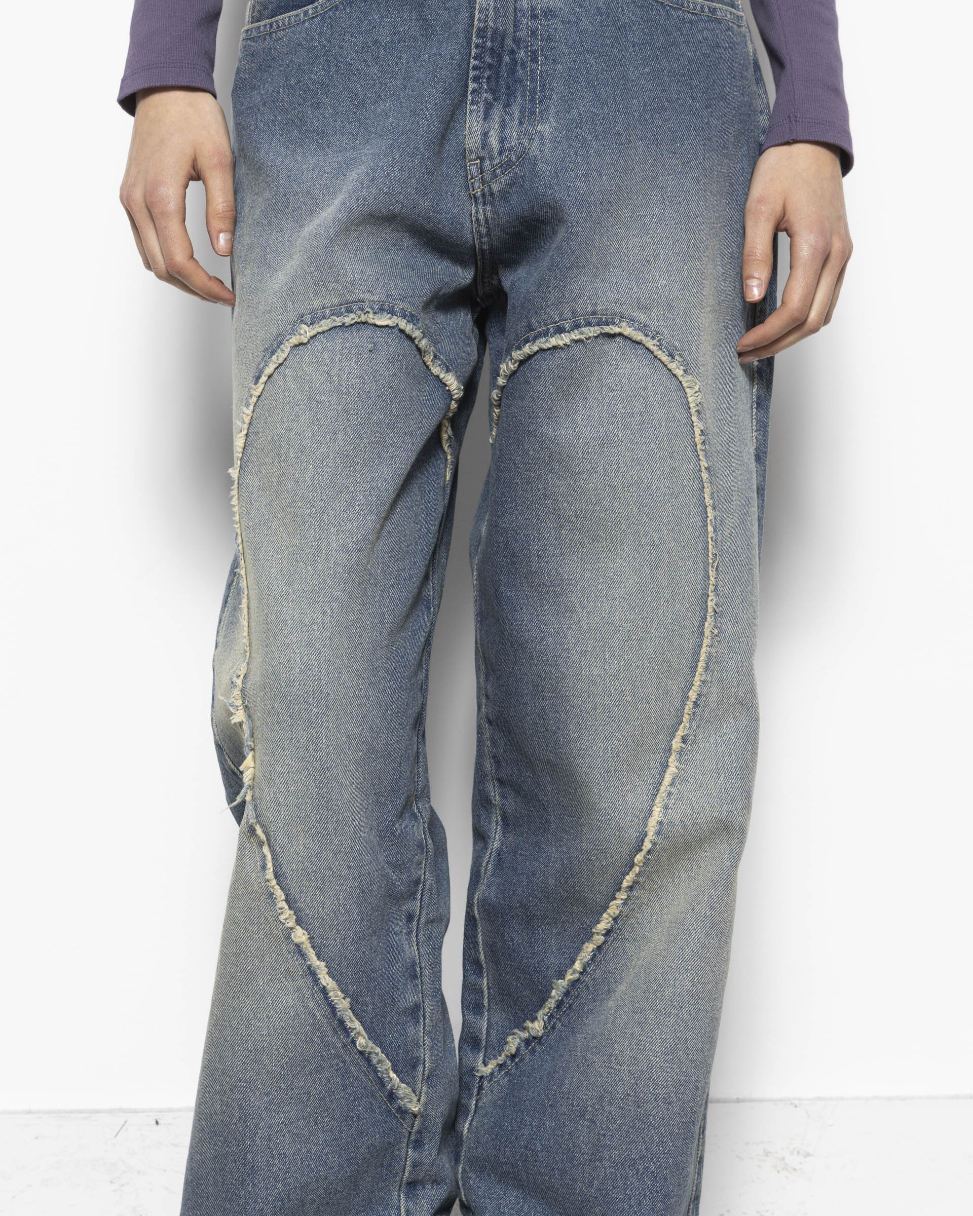 Love Pants 00's in Washed Blue