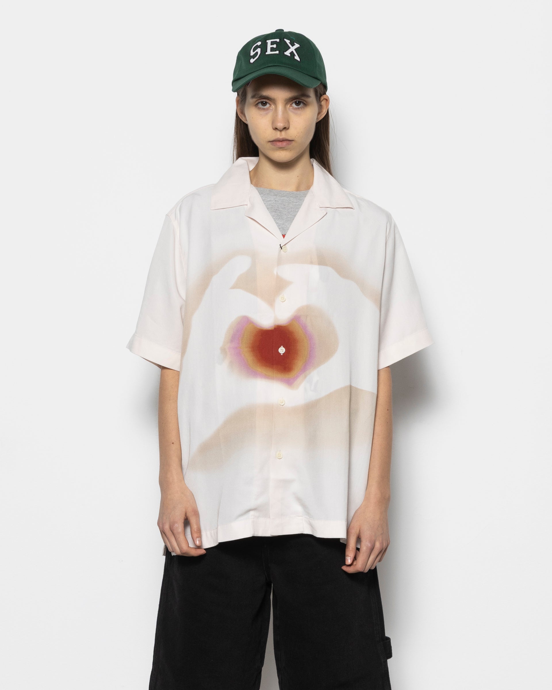 Pulse of Love Shirt in Beige