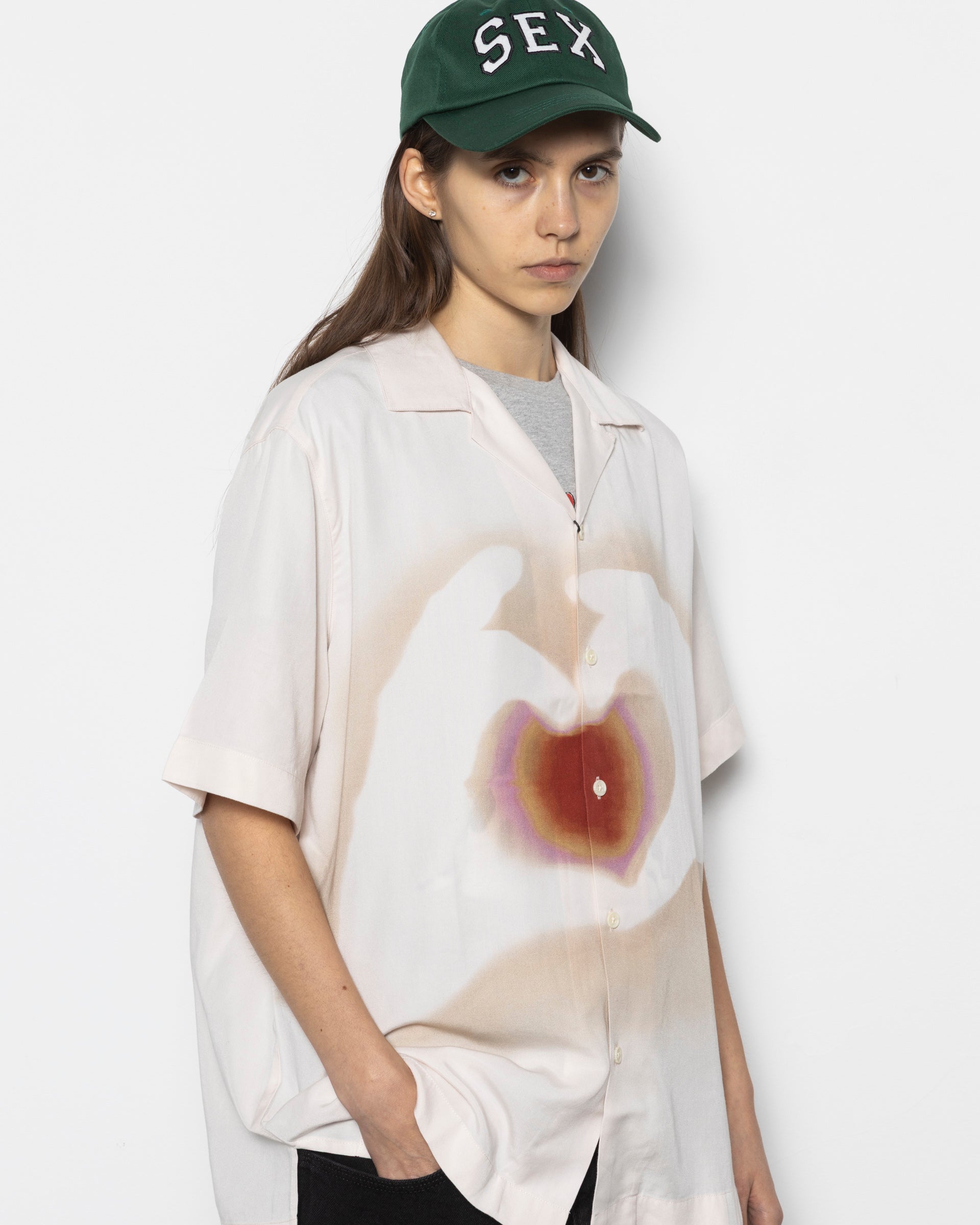 Pulse of Love Shirt in Beige