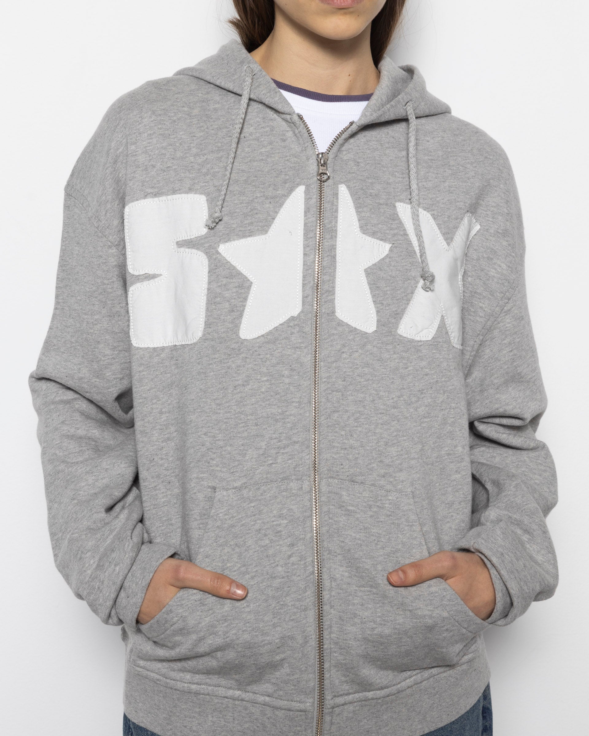 Stellar Sass Hoodie in Melange Grey