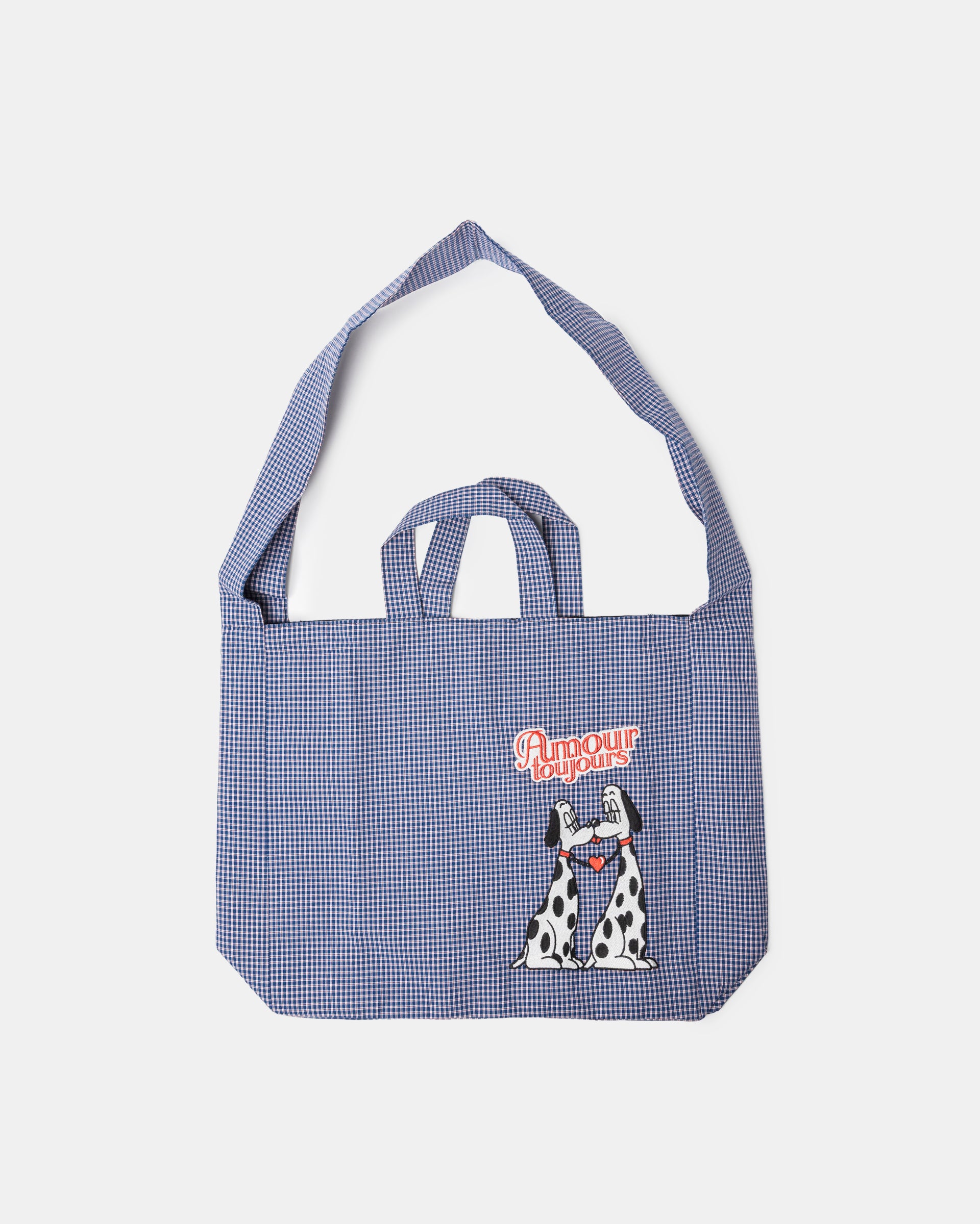 The Doggy Bag in Blue Check