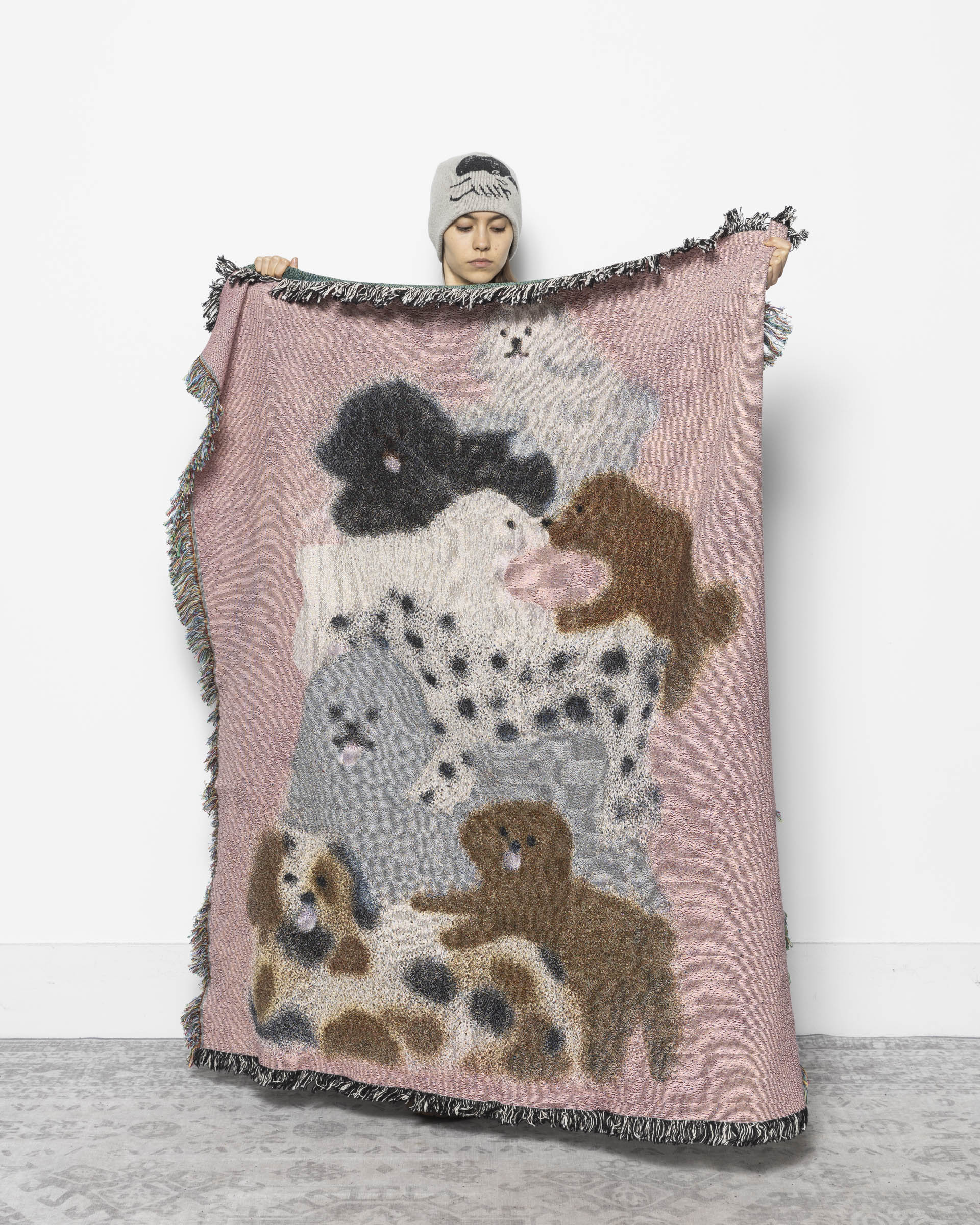 Carne Bollente Woof & Wild Woven Throw in Multi | RODEN GRAY