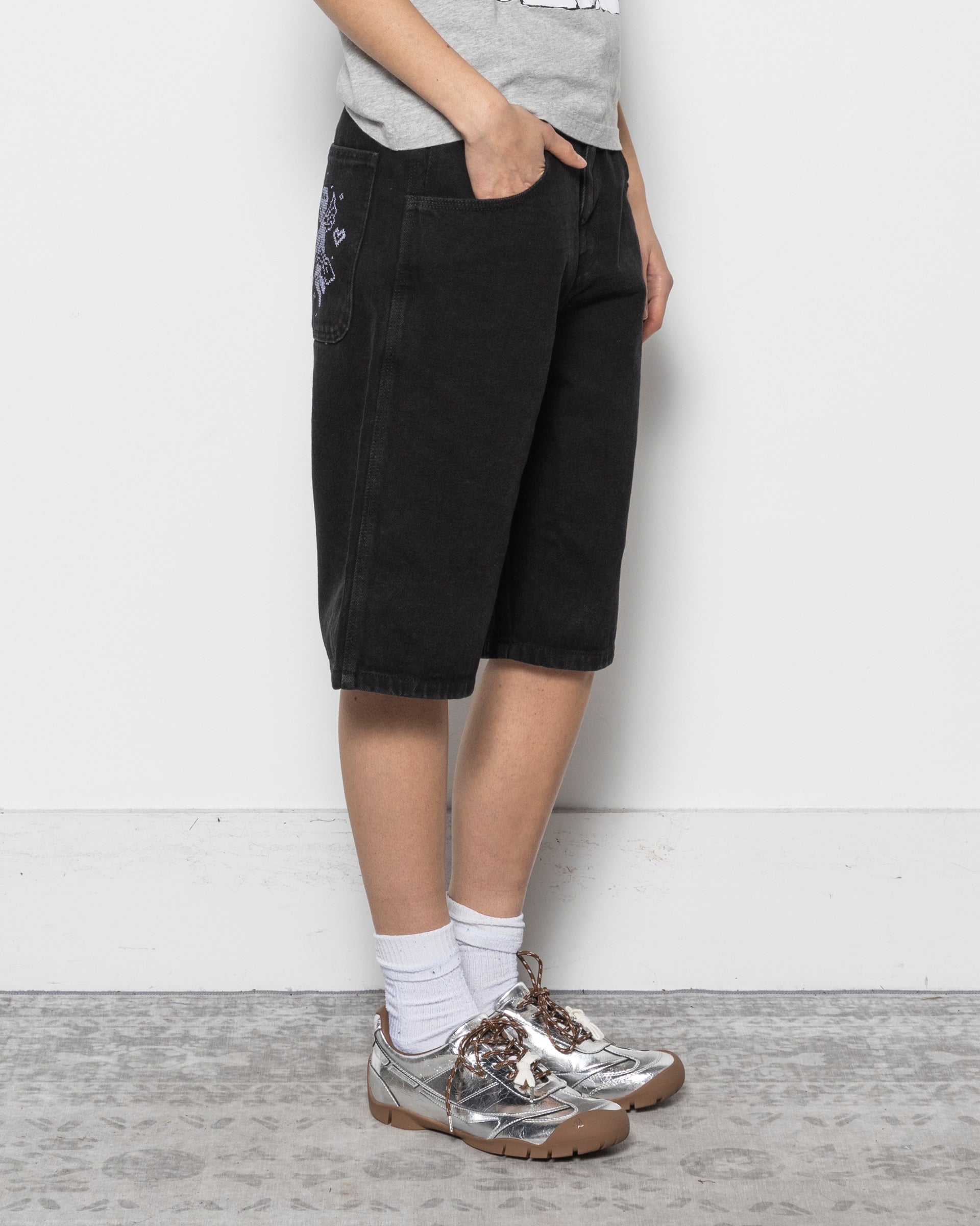 Cupid's Cheeks Shorts in Black