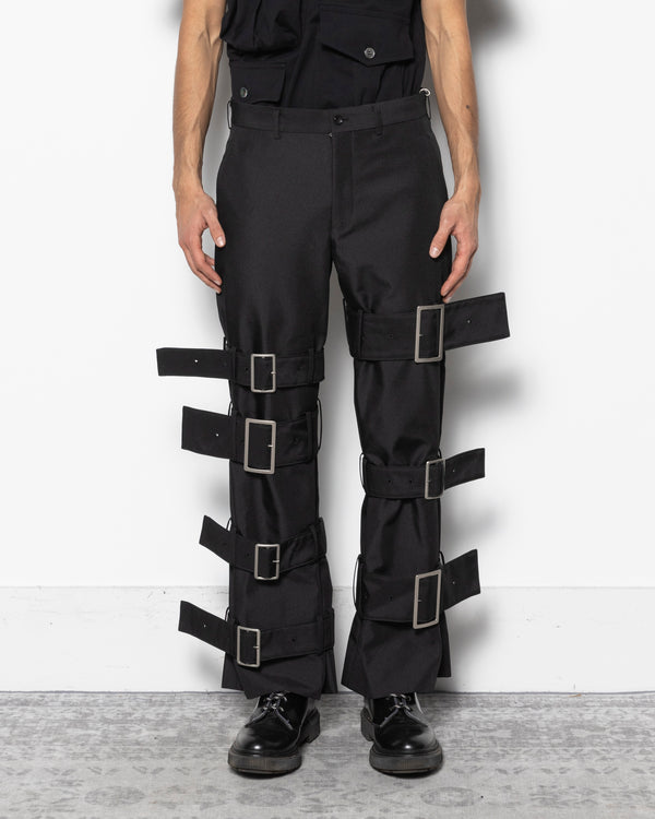 Buckled Pants in Black