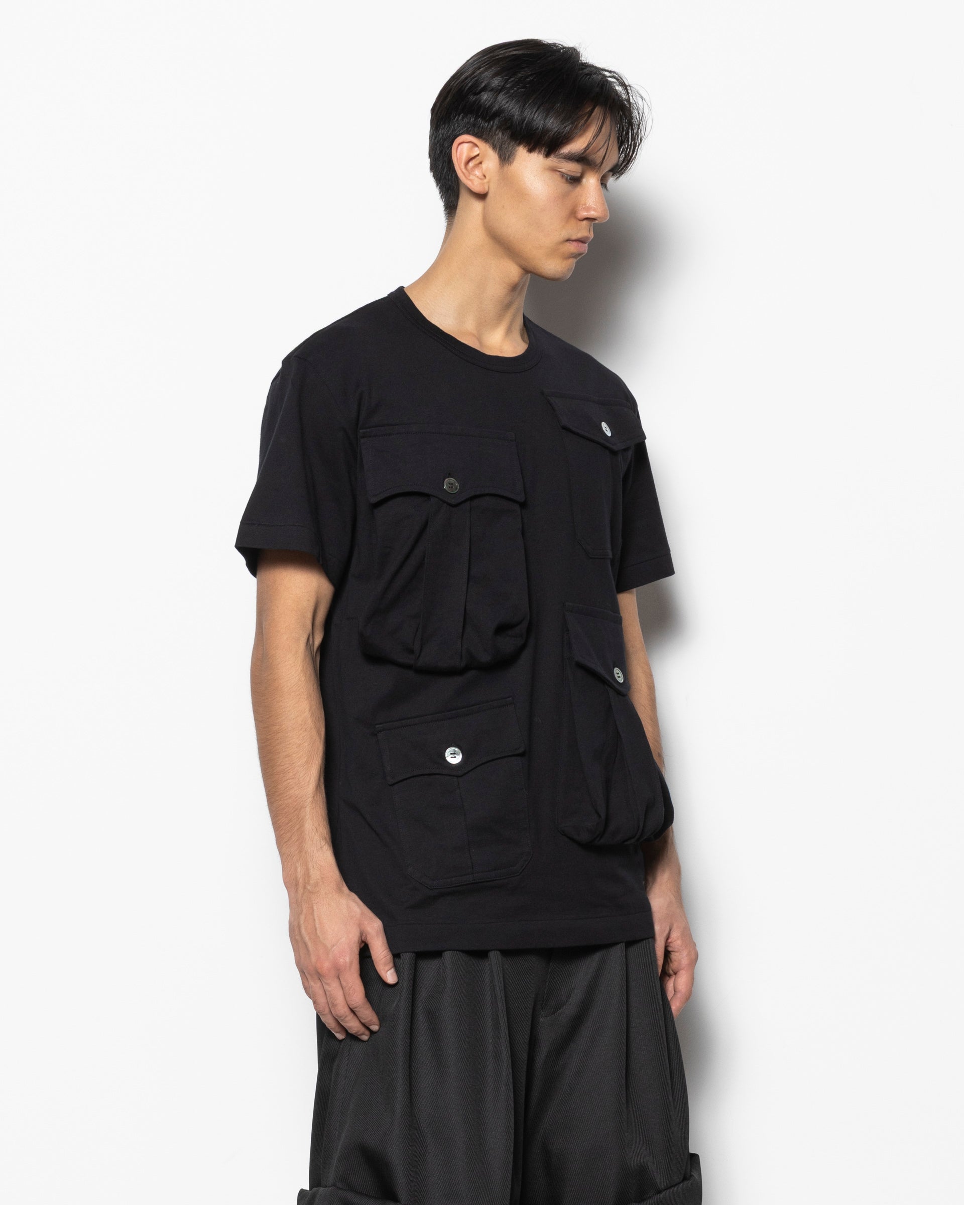 CDG Pocket Tee in Black