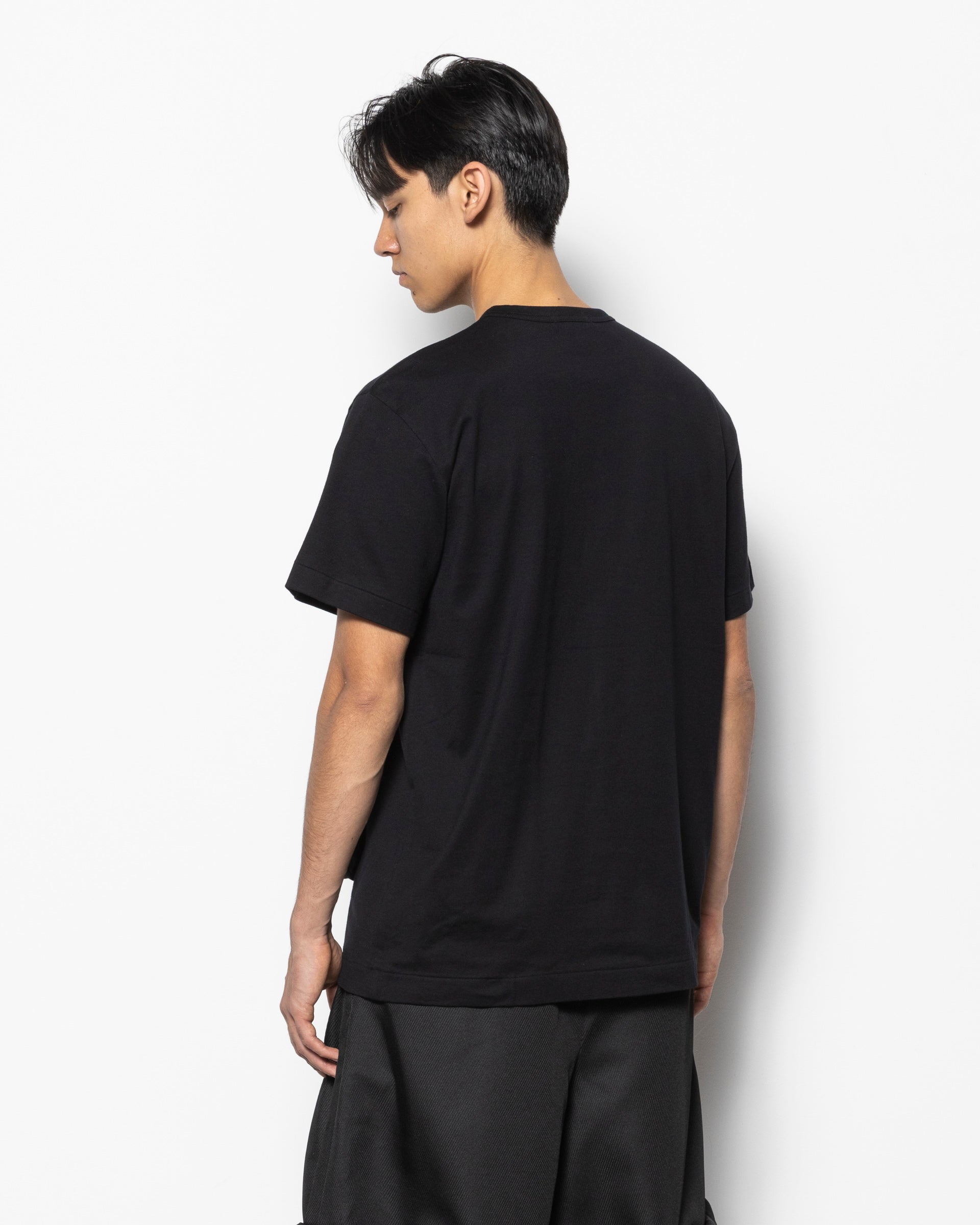 Comme des Garçons Homme Plus CDG Pocket Tee in Black | RODEN GRAY