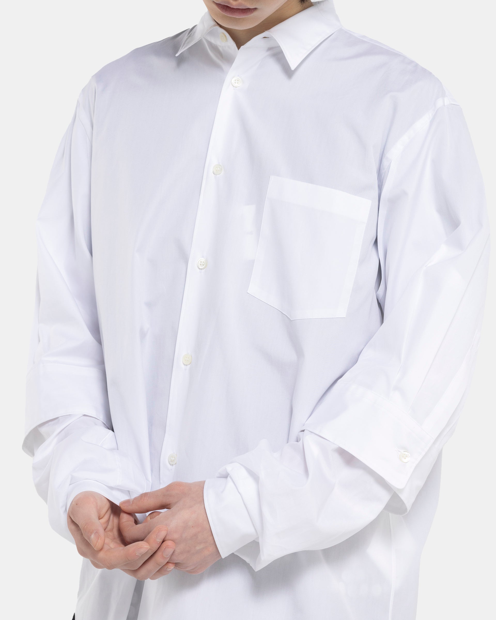 Multi-Arm Shirt in White