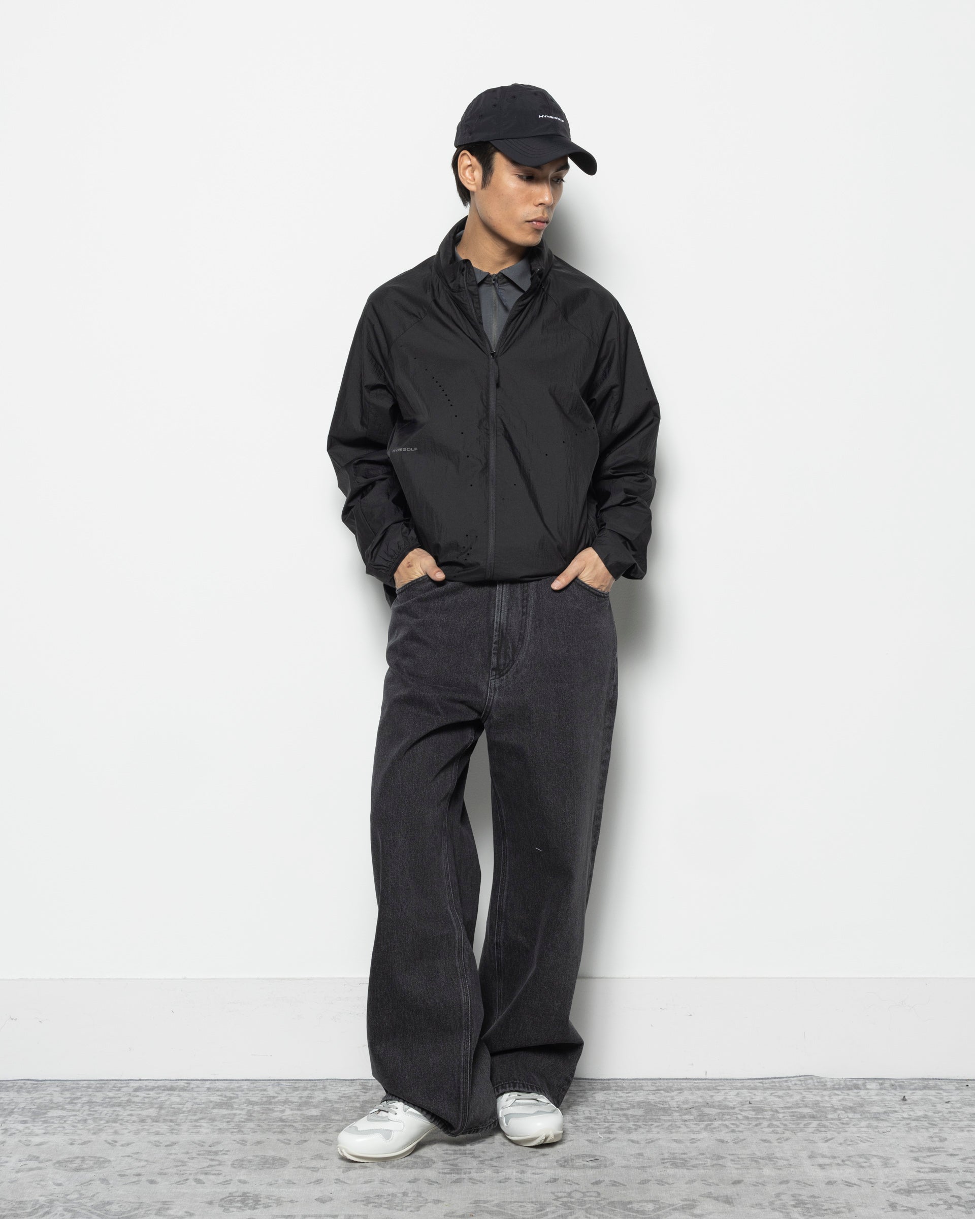 Common Divisor:Pollux Washed Denim Pants in Black|RODEN GRAY