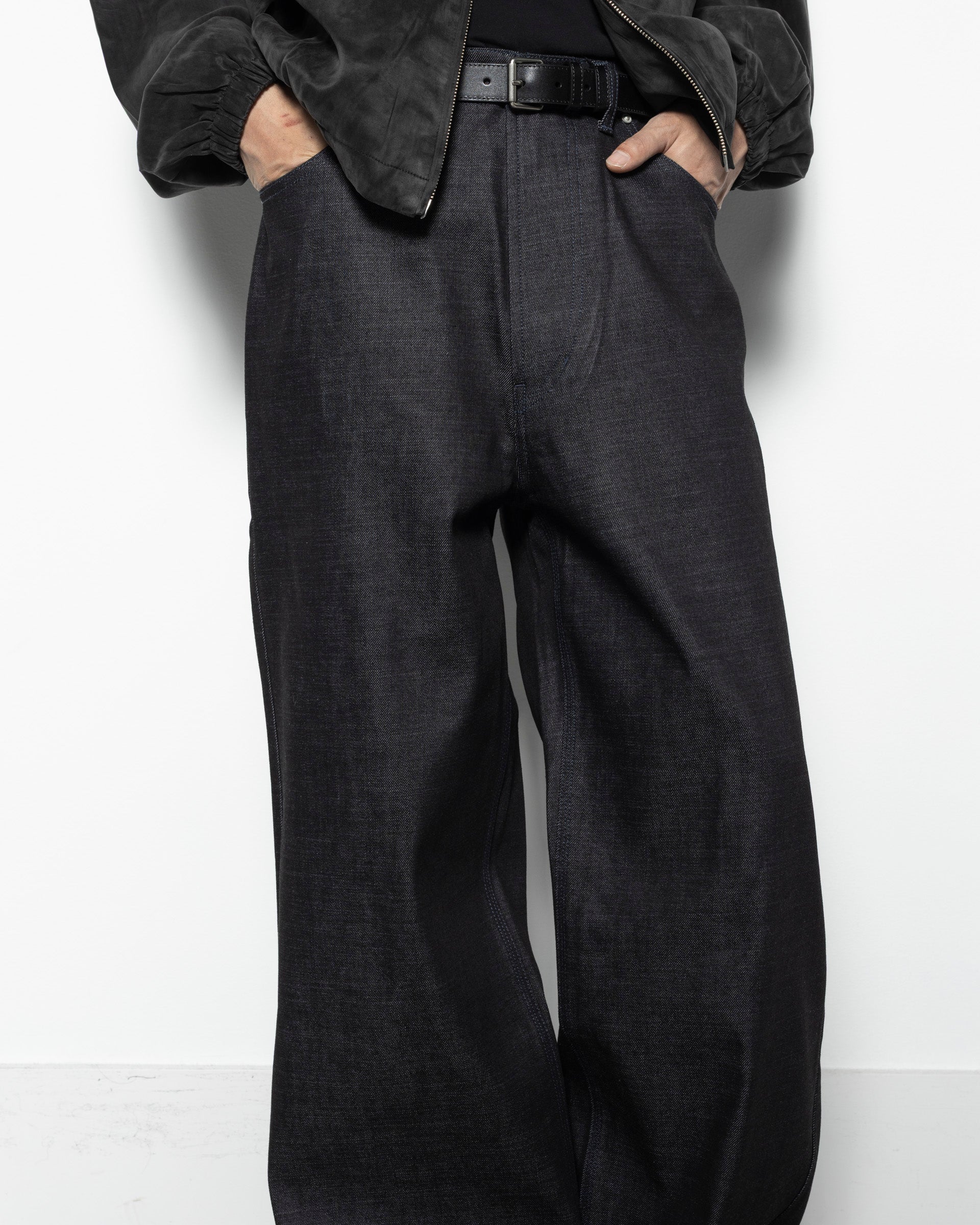 Pollux Denim Pants in Black