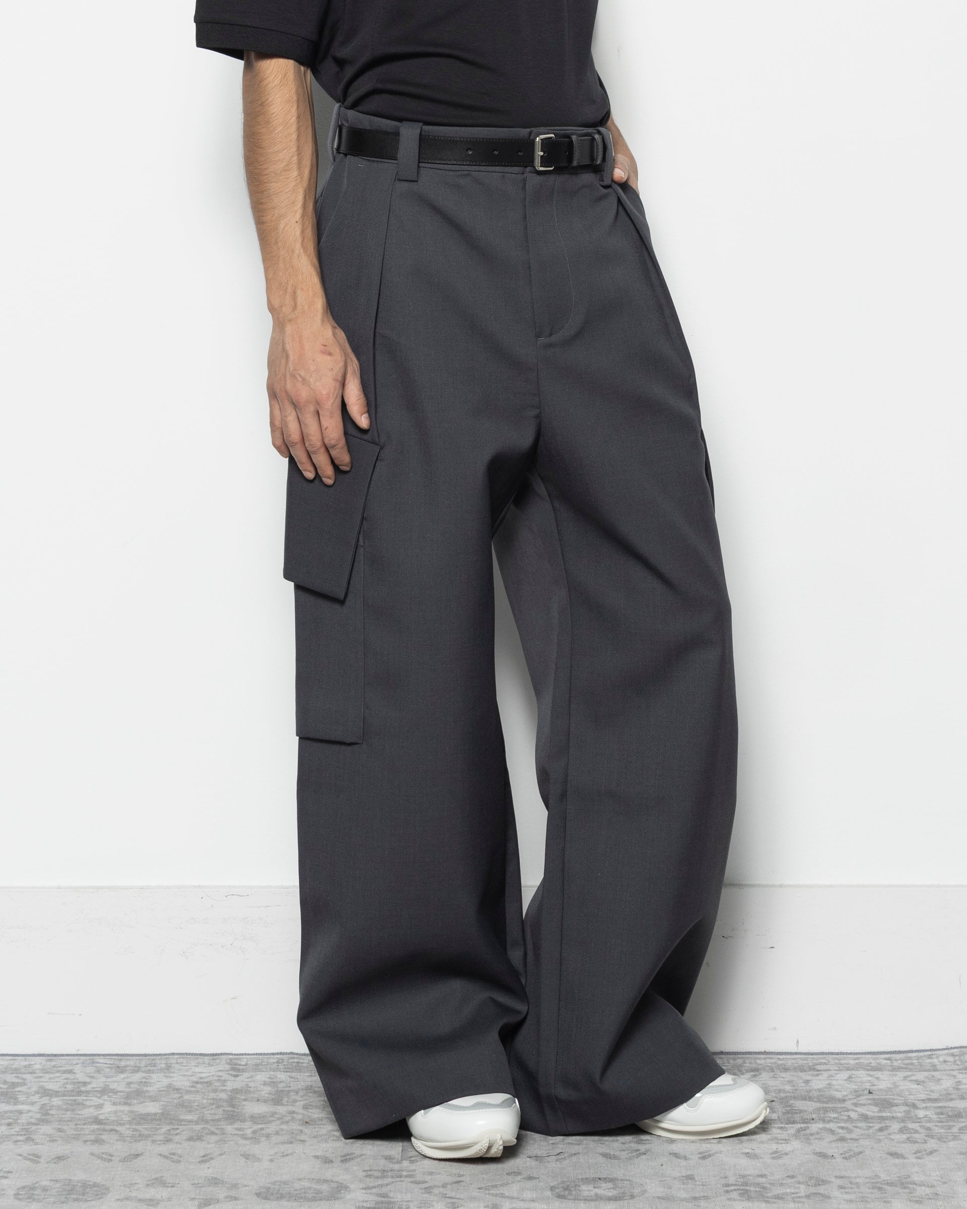 Ruhr Pocket Pants W/P in Grey