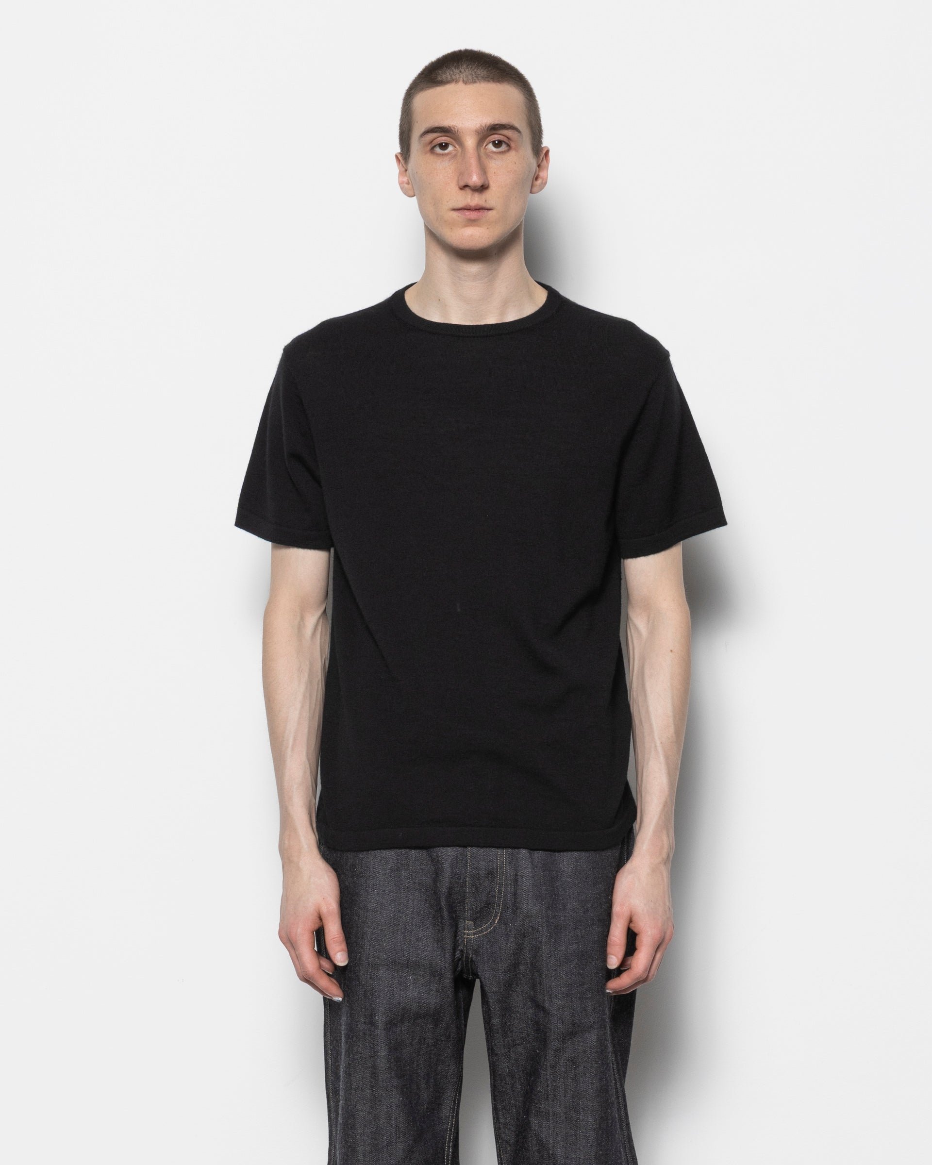 Satre Knit Top in Black