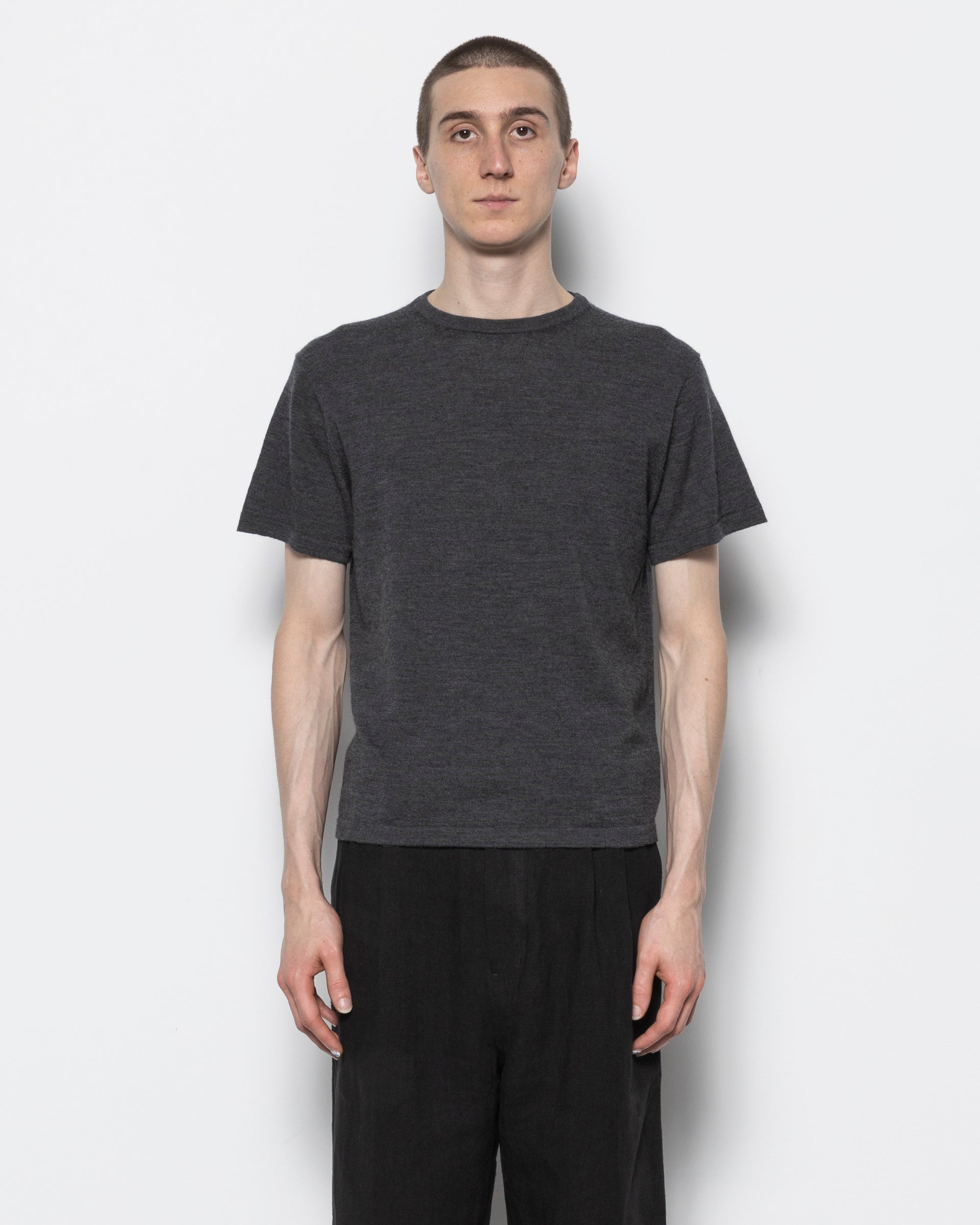 Satre Knit Top in Grey