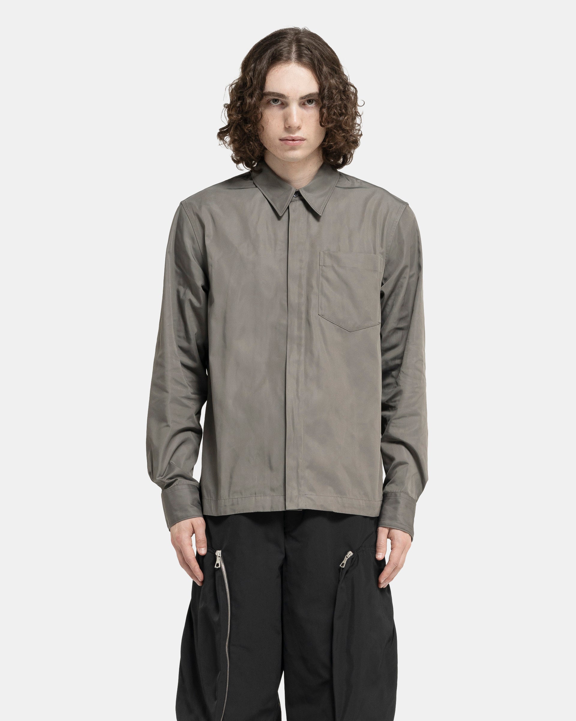 Dries Van Noten Corran Shirt in Grey