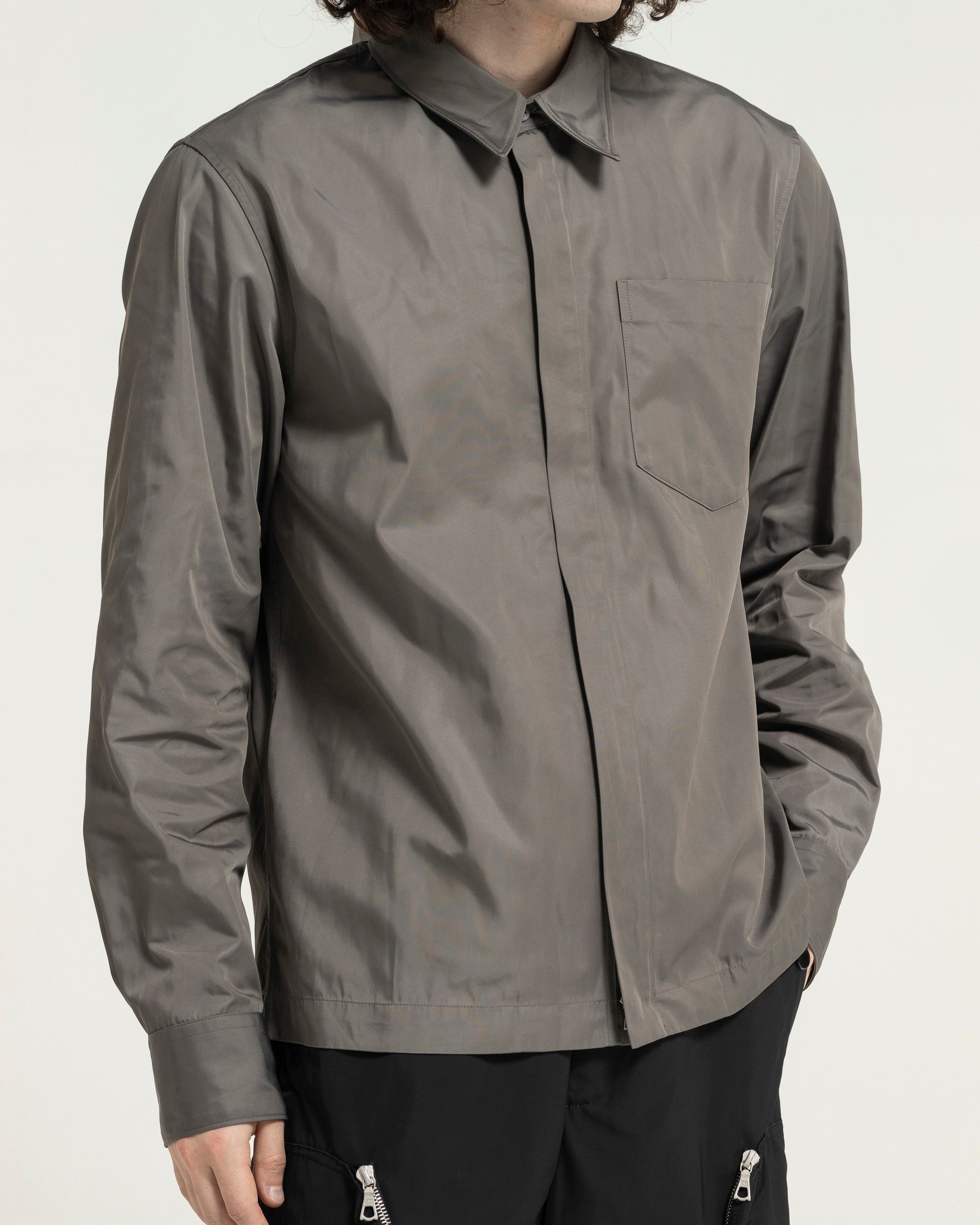 Dries Van Noten Corran Shirt in Grey