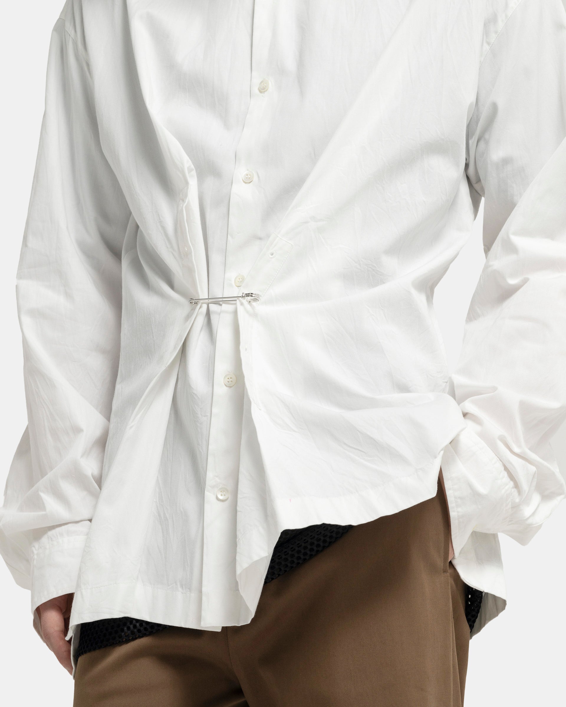 Dries Van Noten Coulter Shirt in Off-White