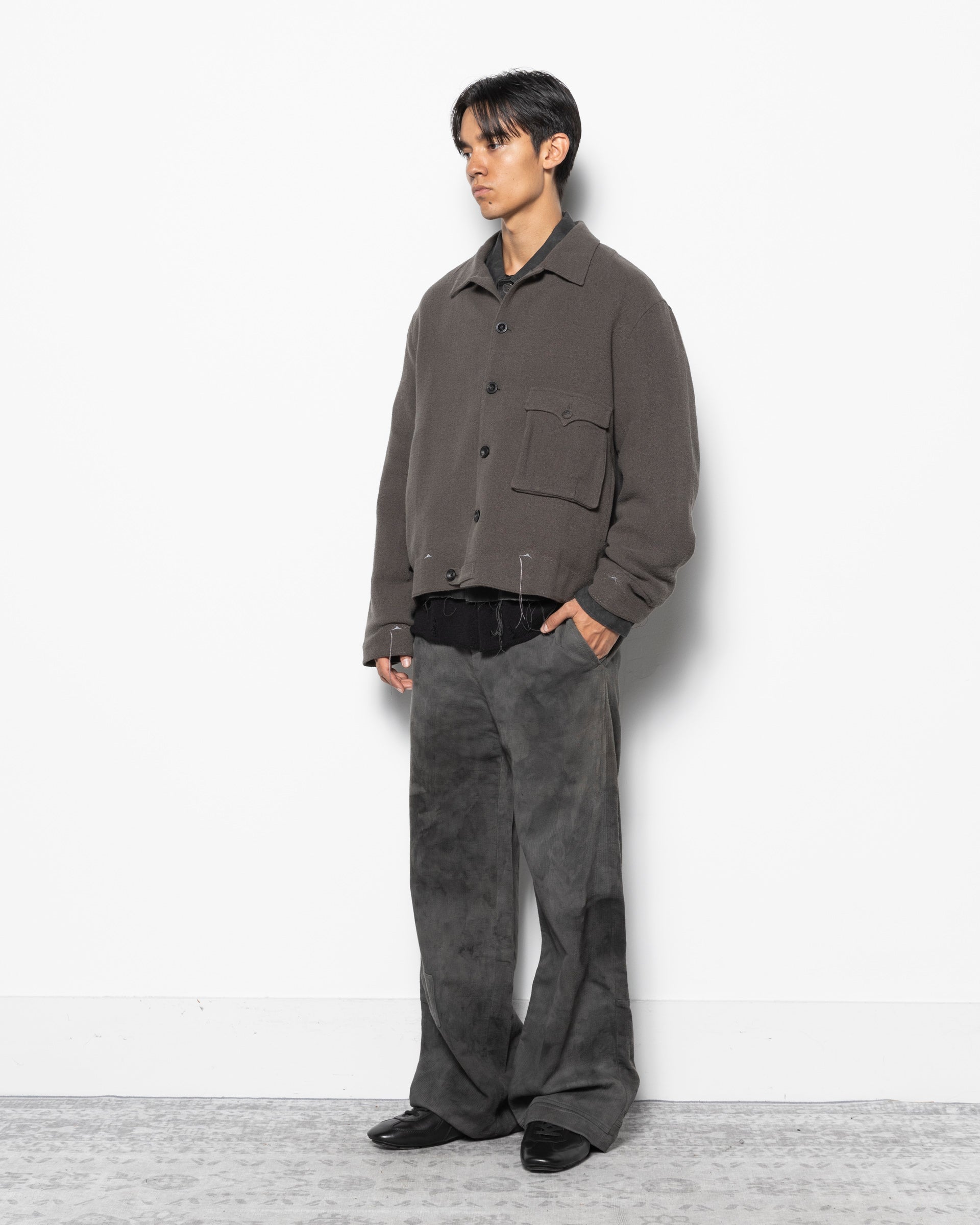 Professor.E Cyclist JKT in Grey | Roden Gray