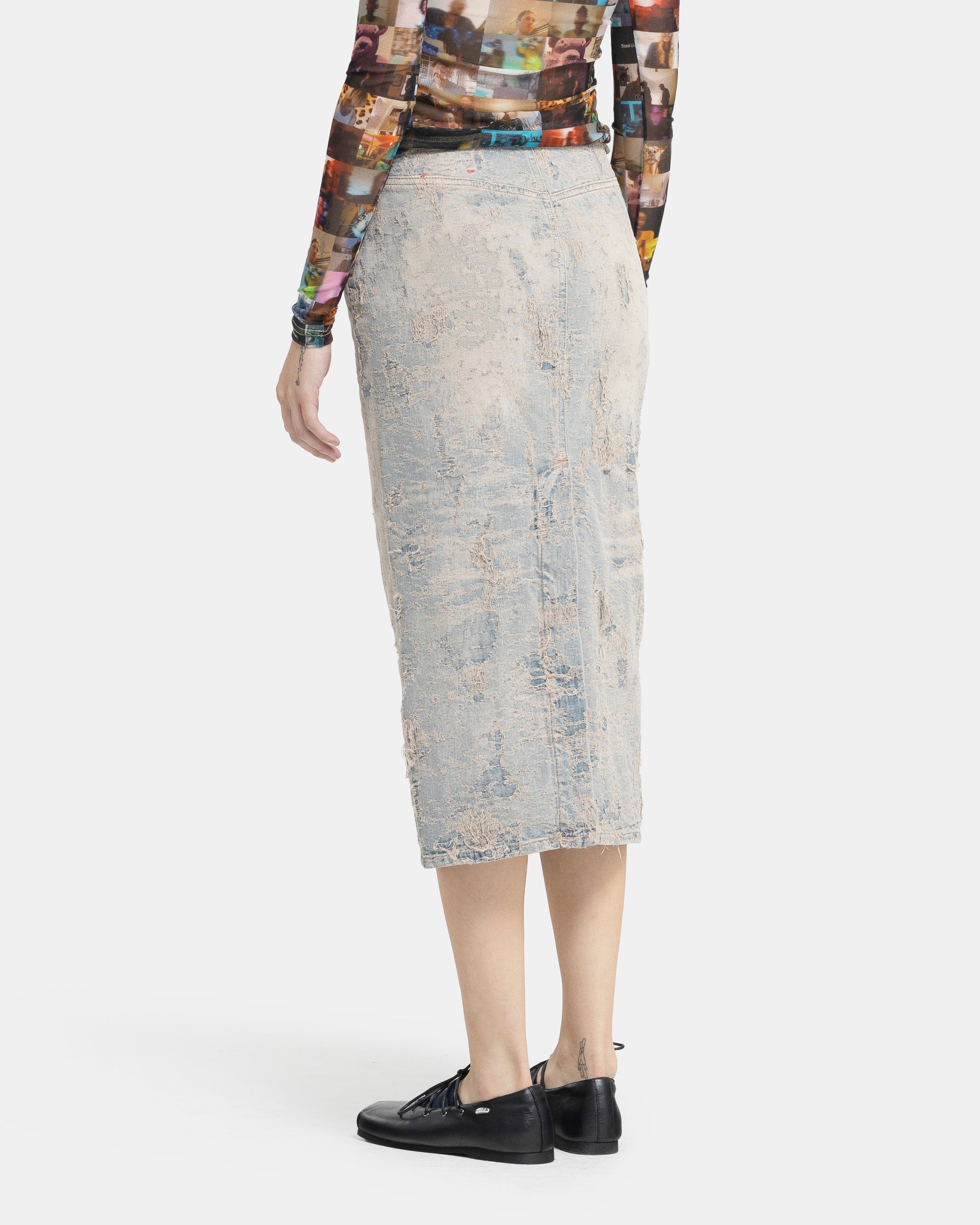 DE-PRA-FSF Skirt in Blue