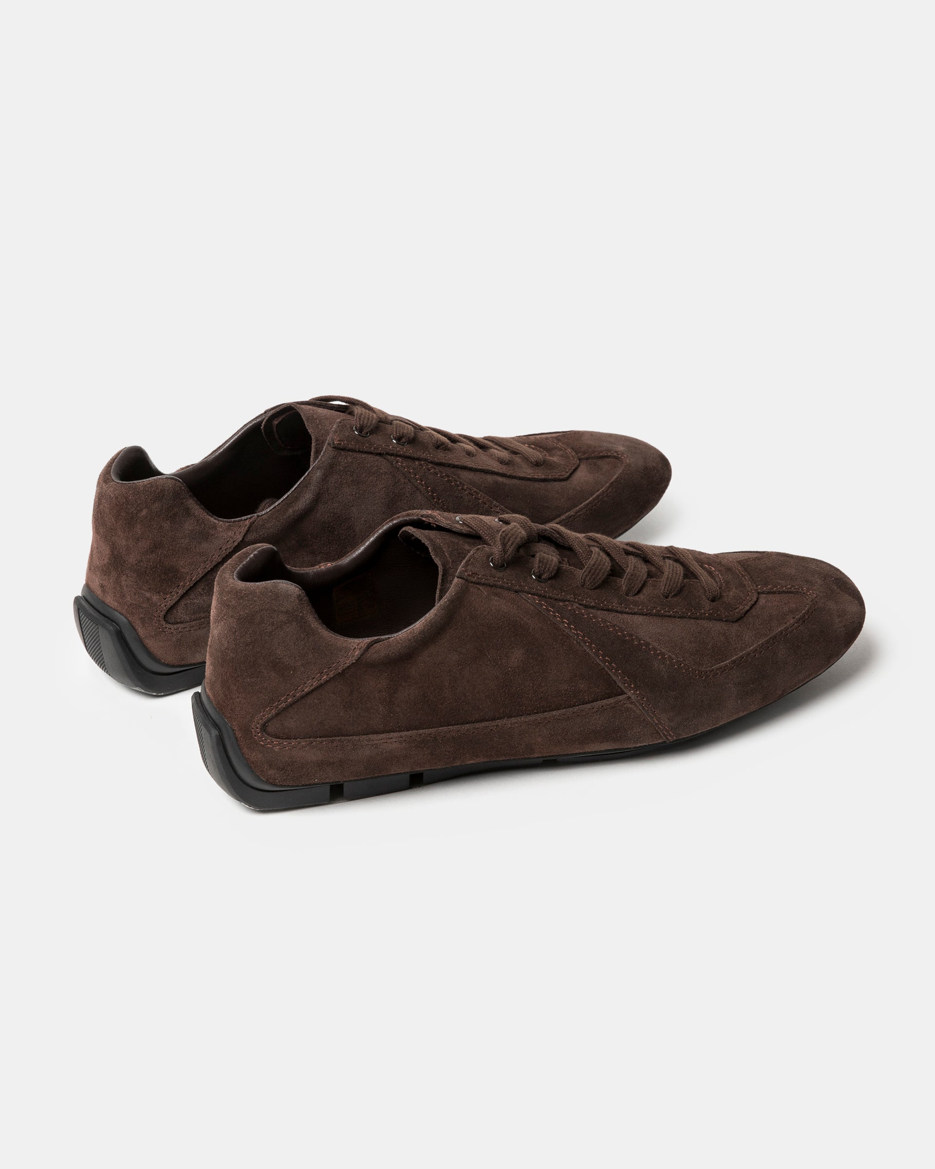 08 Brushed Suede Sneaker in Brown