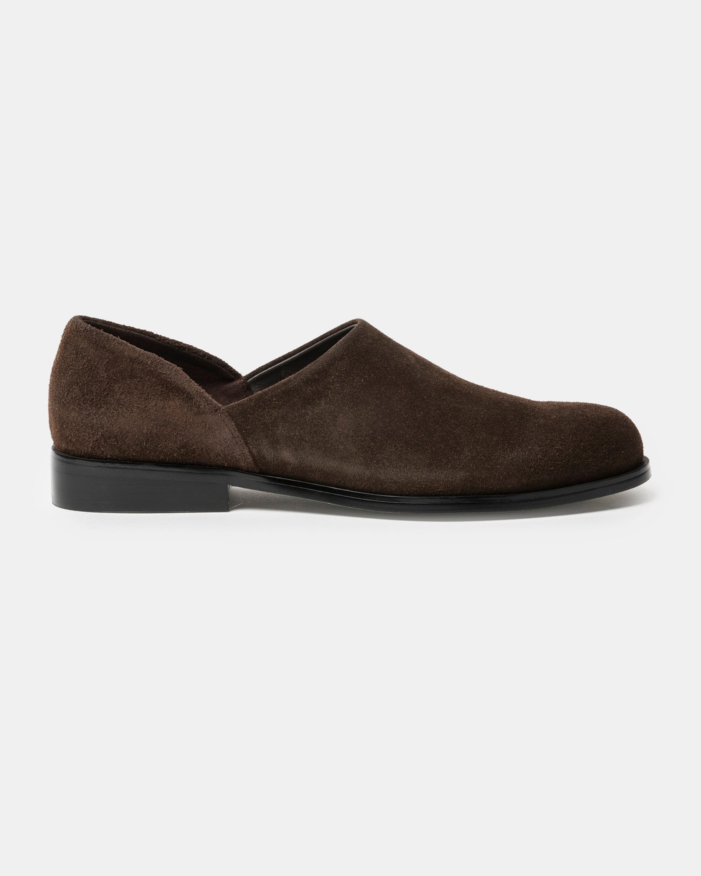 05 Brushed Suede Loafer in Brown