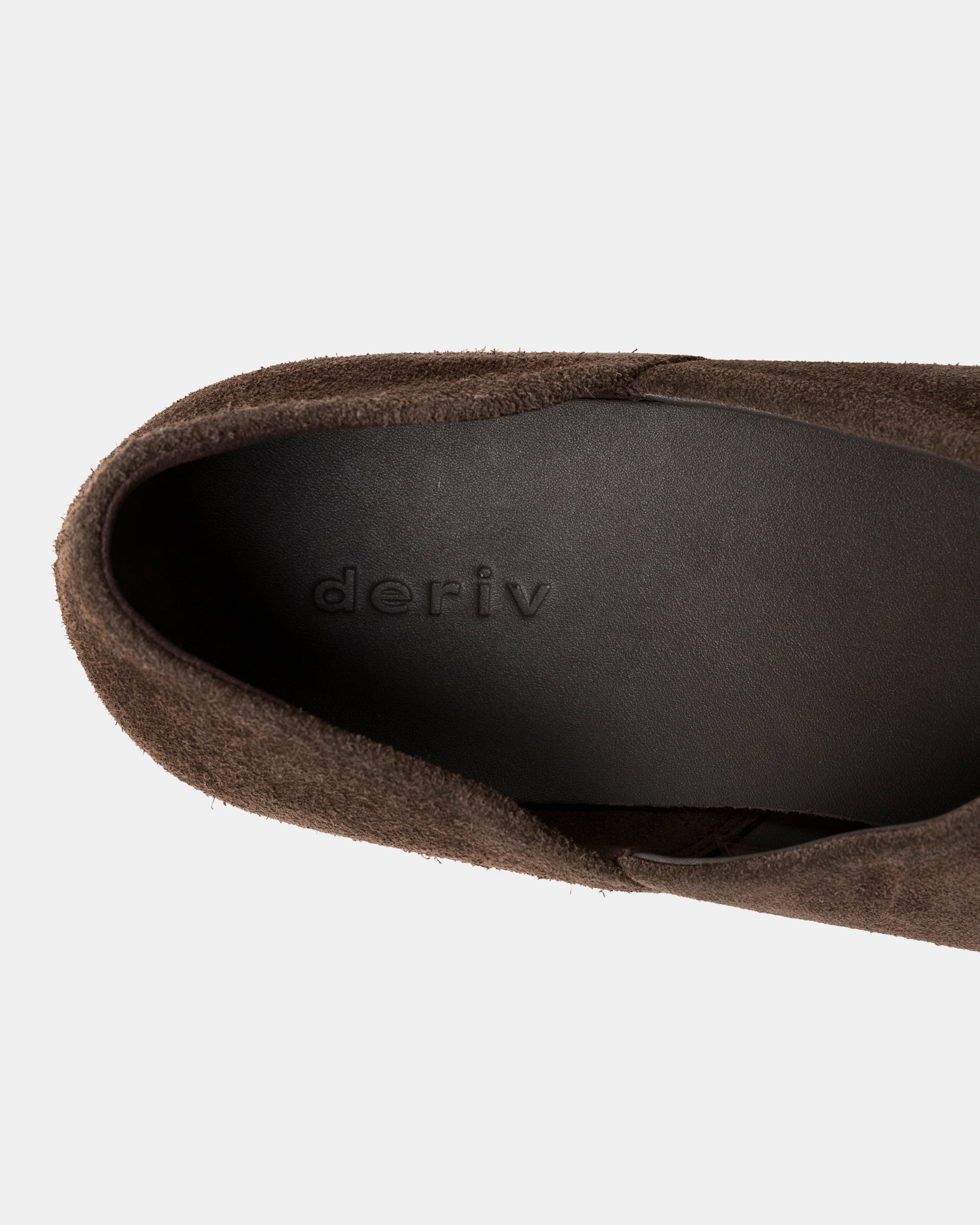 05 Brushed Suede Loafer in Brown