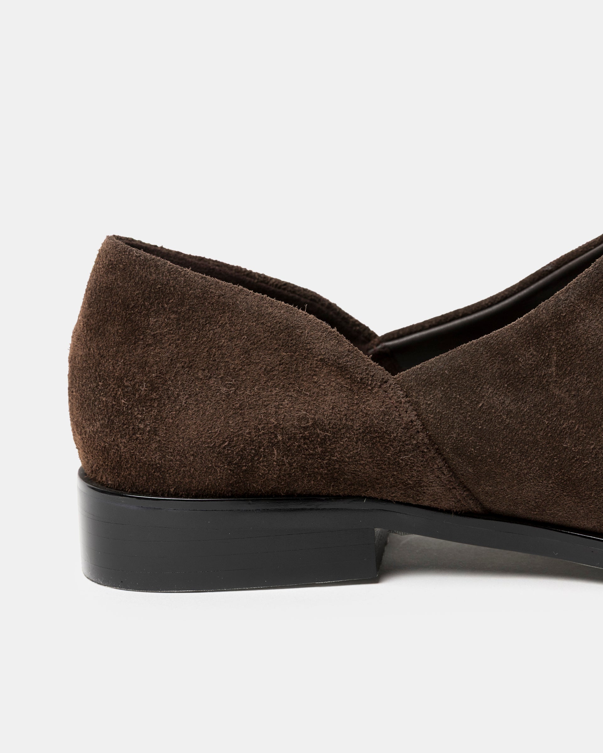 05 Brushed Suede Loafer in Brown