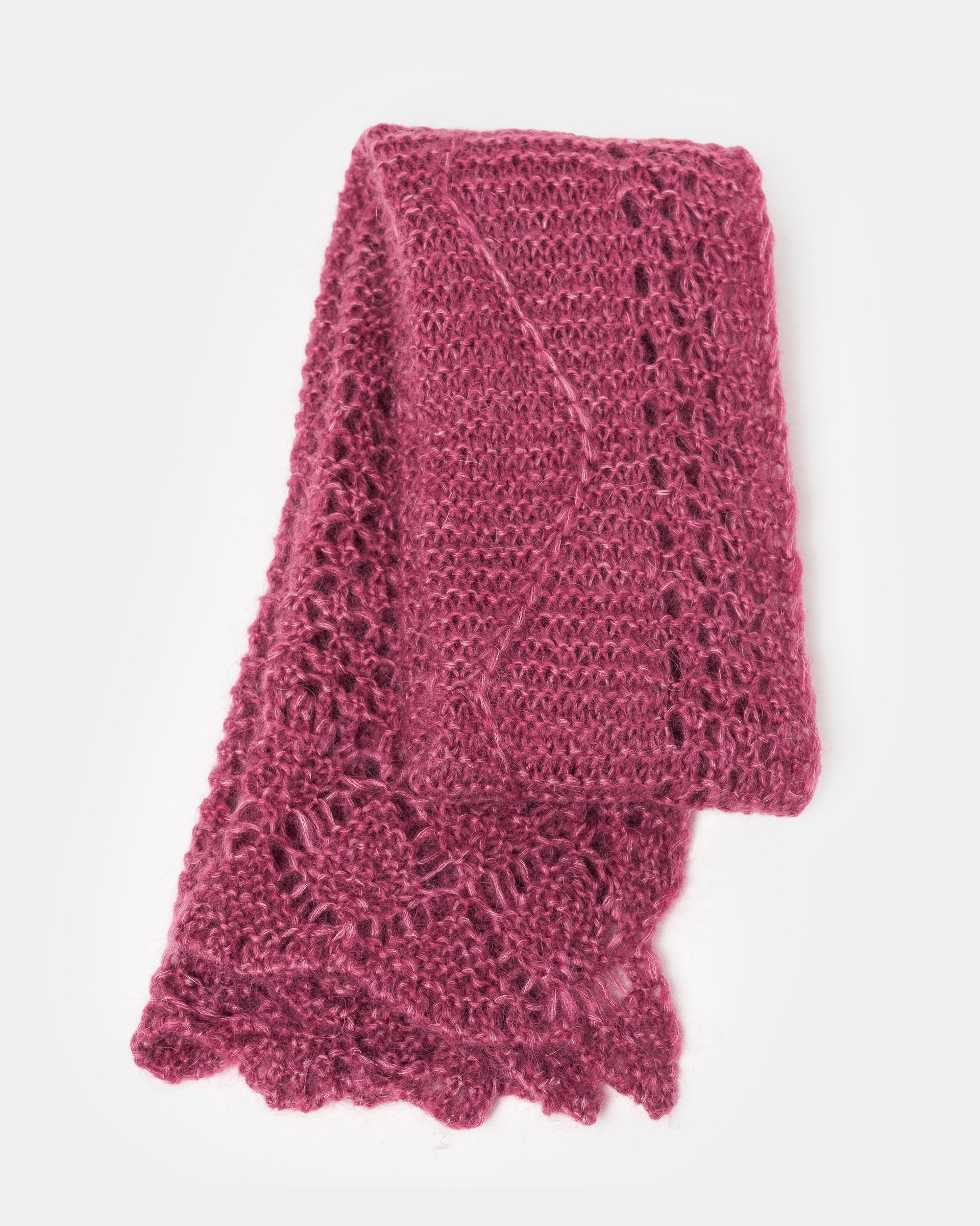 Domestic Scarf in Uncut Ruby