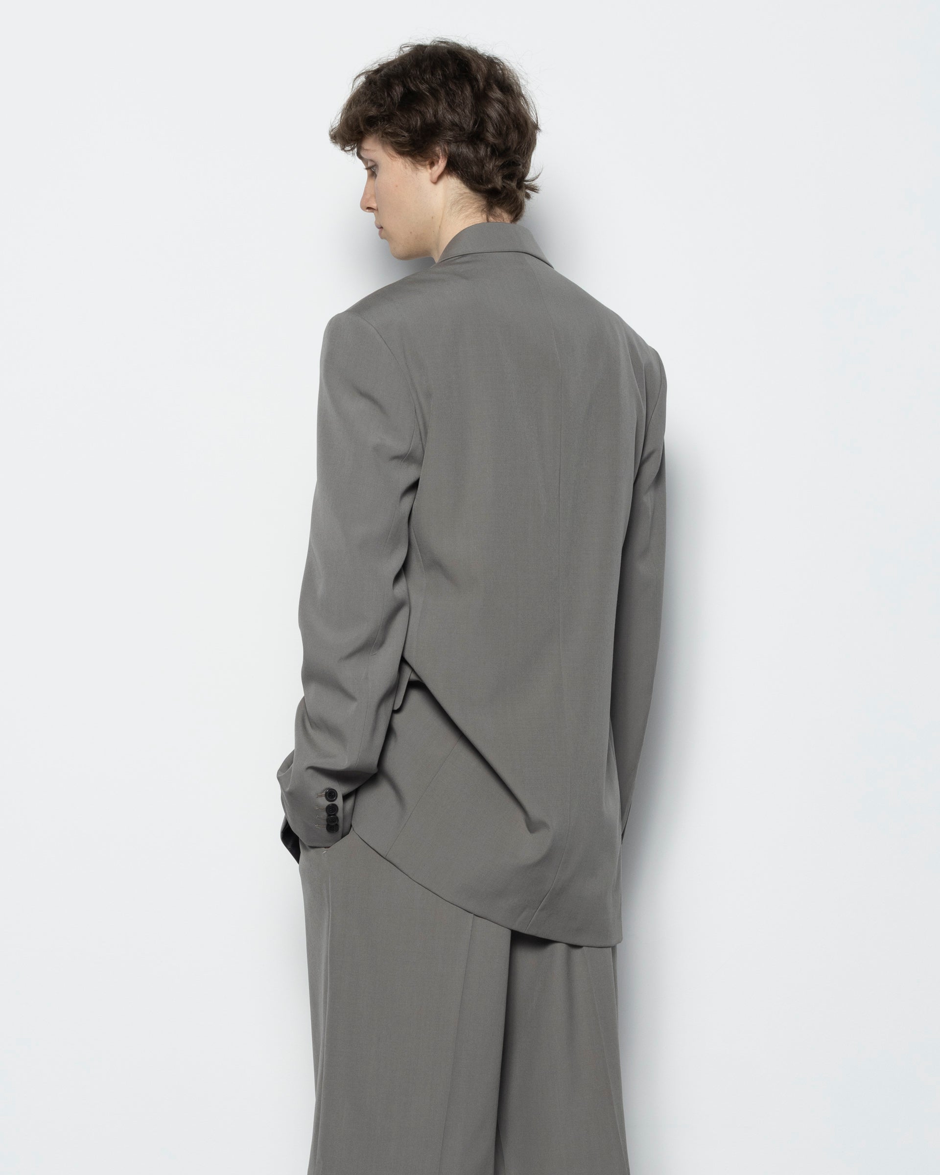 Dries Van Noten Bishop Jacket in Cement | RODEN GRAY