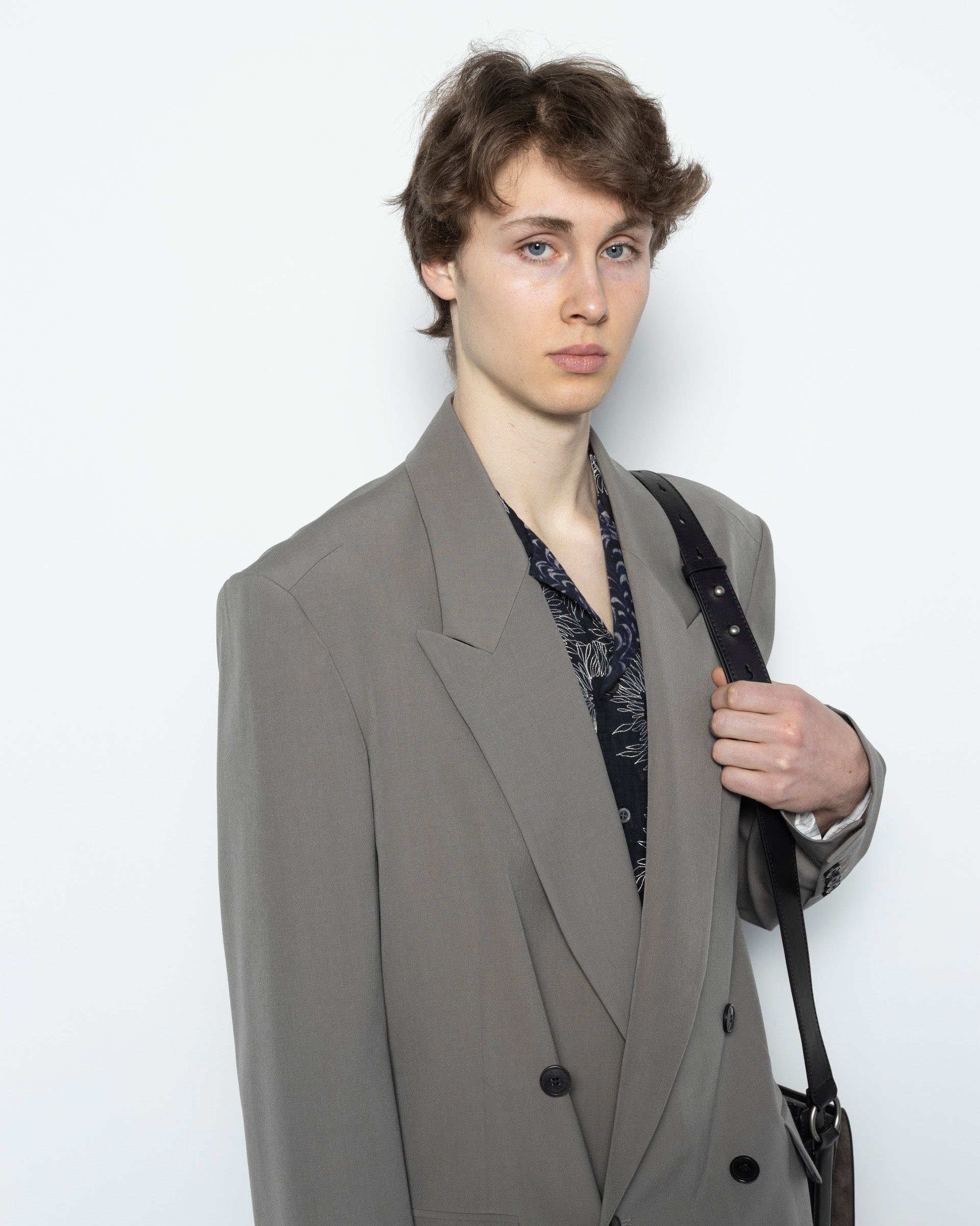 Dries Van Noten Bishop Jacket in Cement | RODEN GRAY