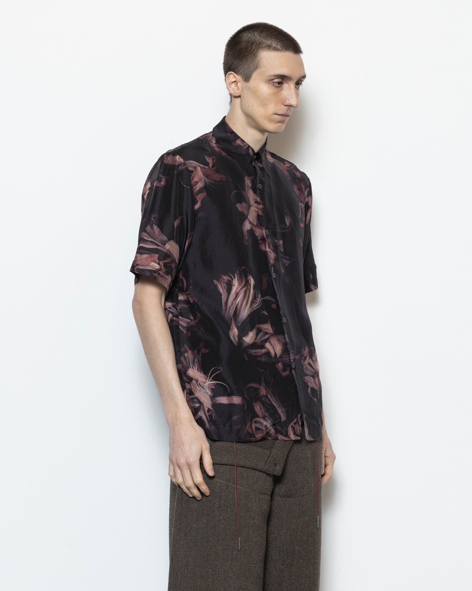 Clasen Short Sleeve Shirt in Old Rose