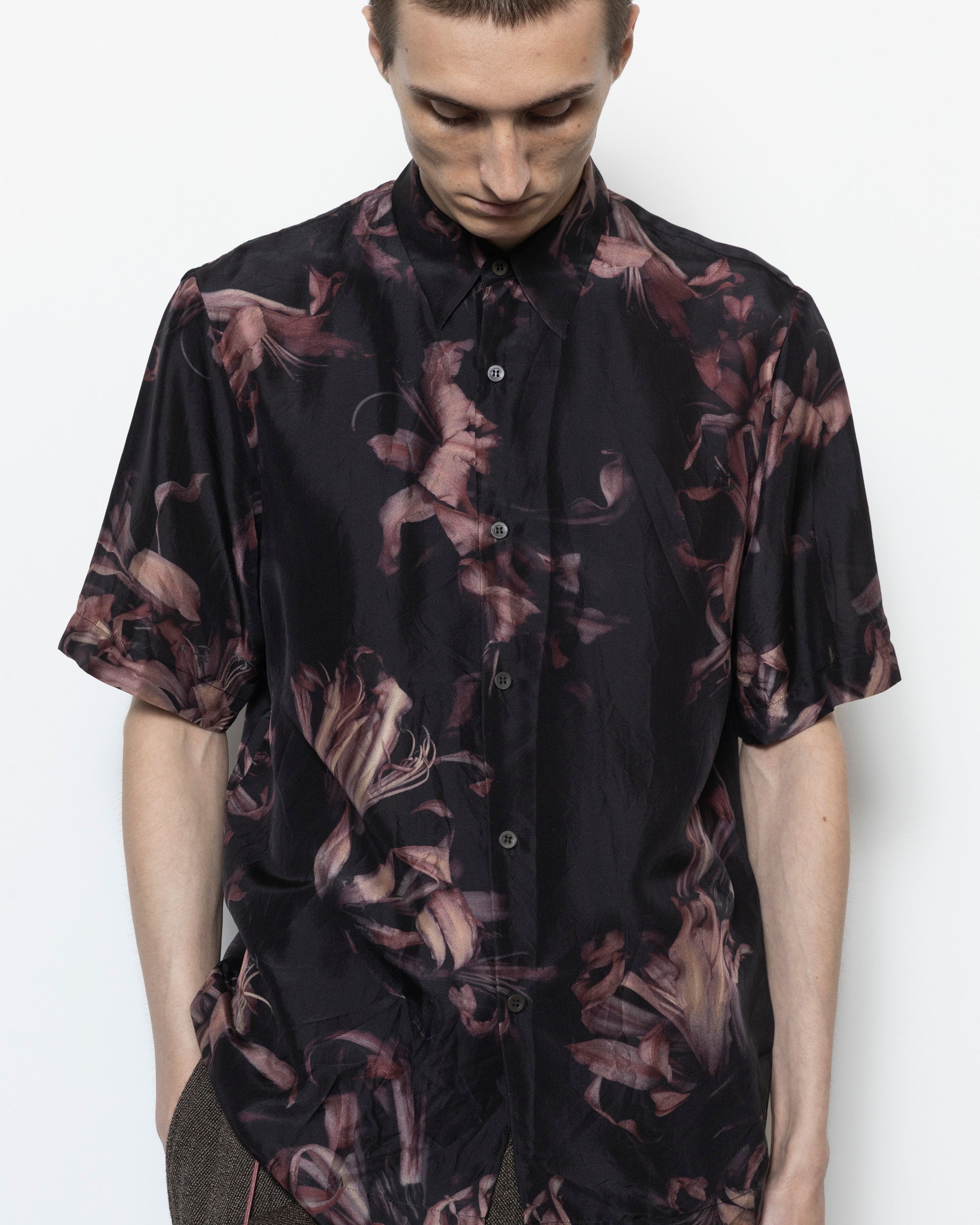 Clasen Short Sleeve Shirt in Old Rose