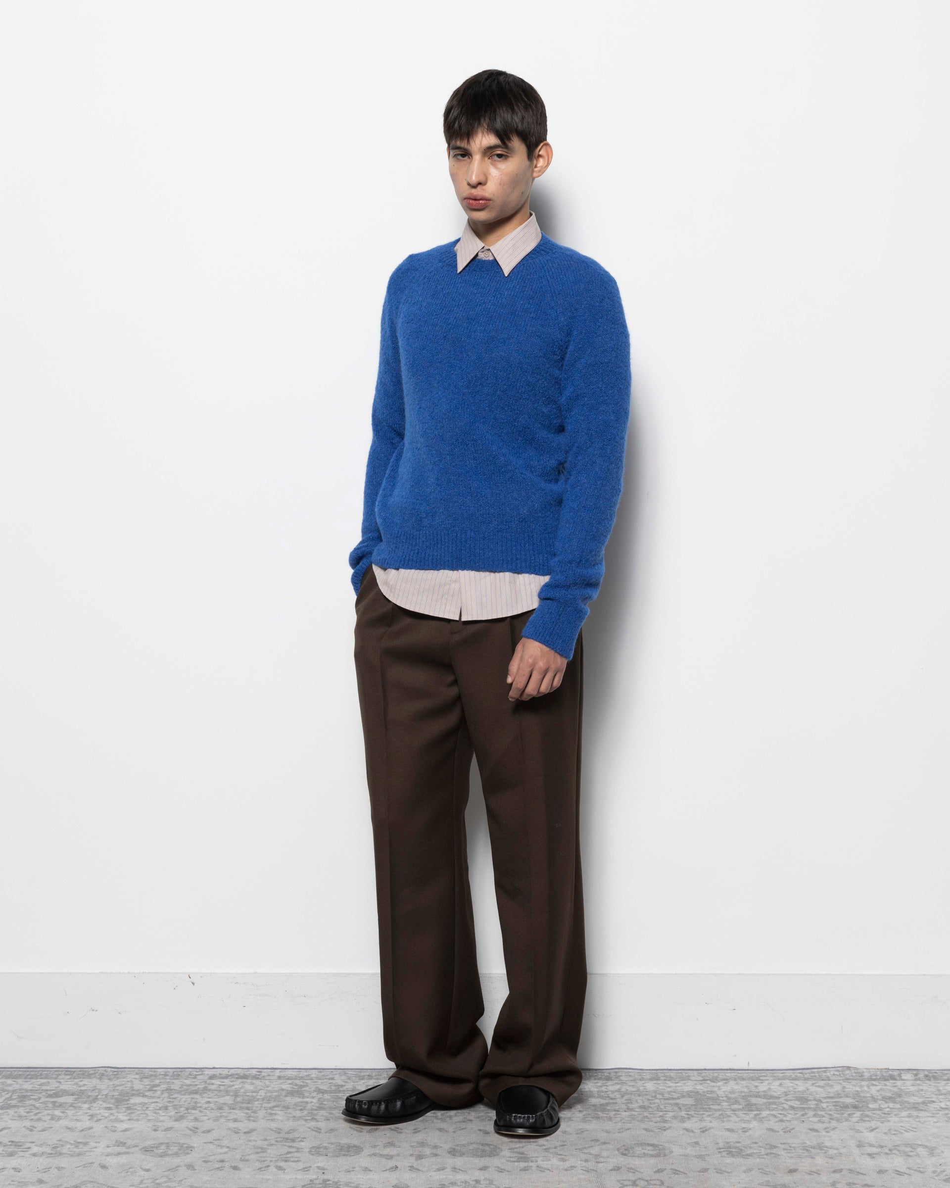 Dries Van Noten Melbourne Sweater in Blue | Roden Gray