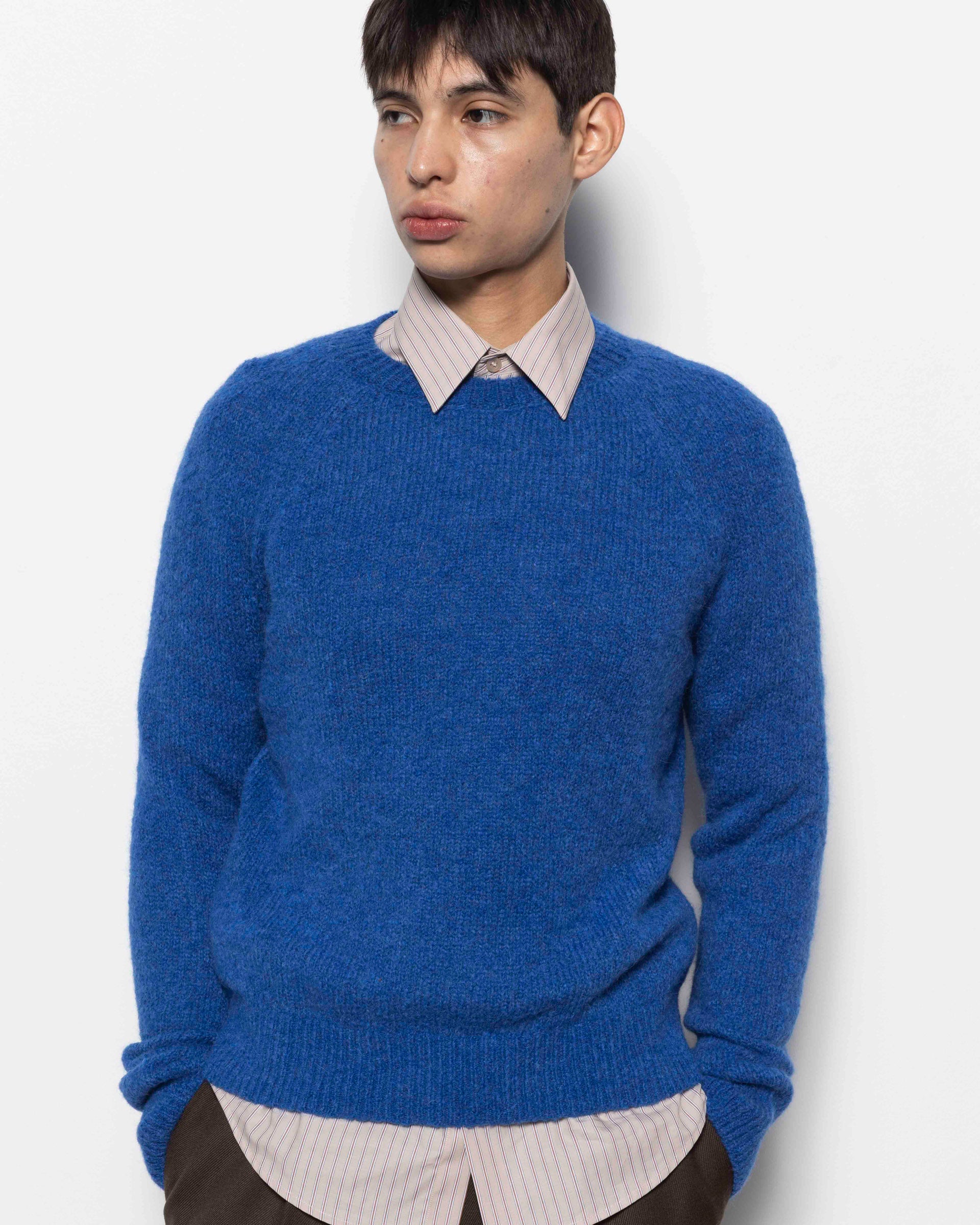 Dries Van Noten Melbourne Sweater in Blue | Roden Gray