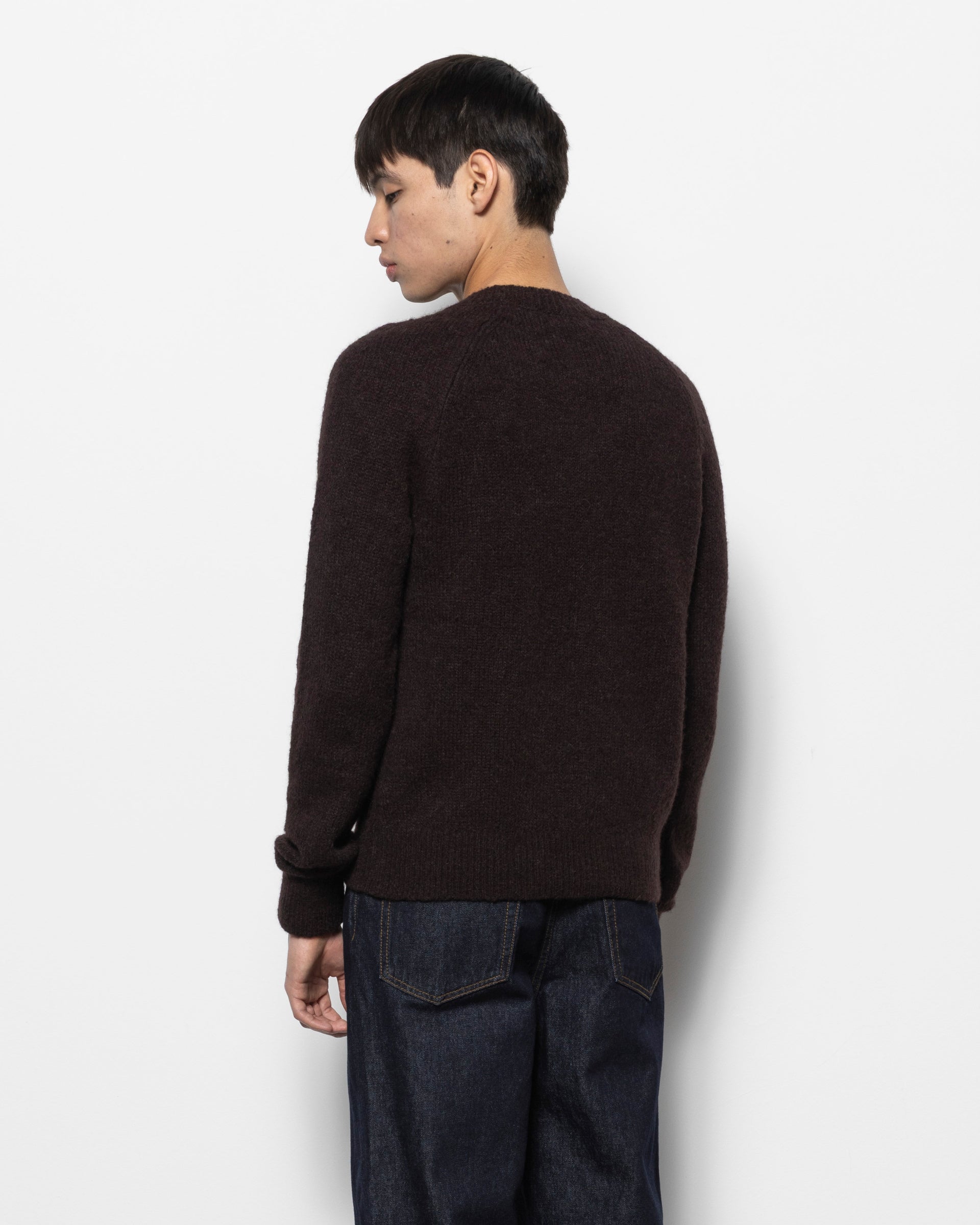 Dries Van Noten Melbourne Sweater in Dark Brown | Roden Gray