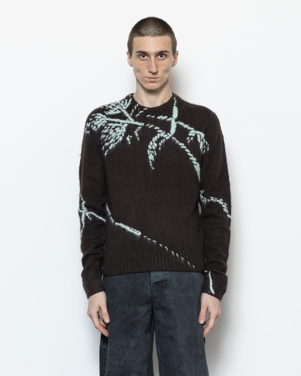 Mouche Sweater in Dark Brown