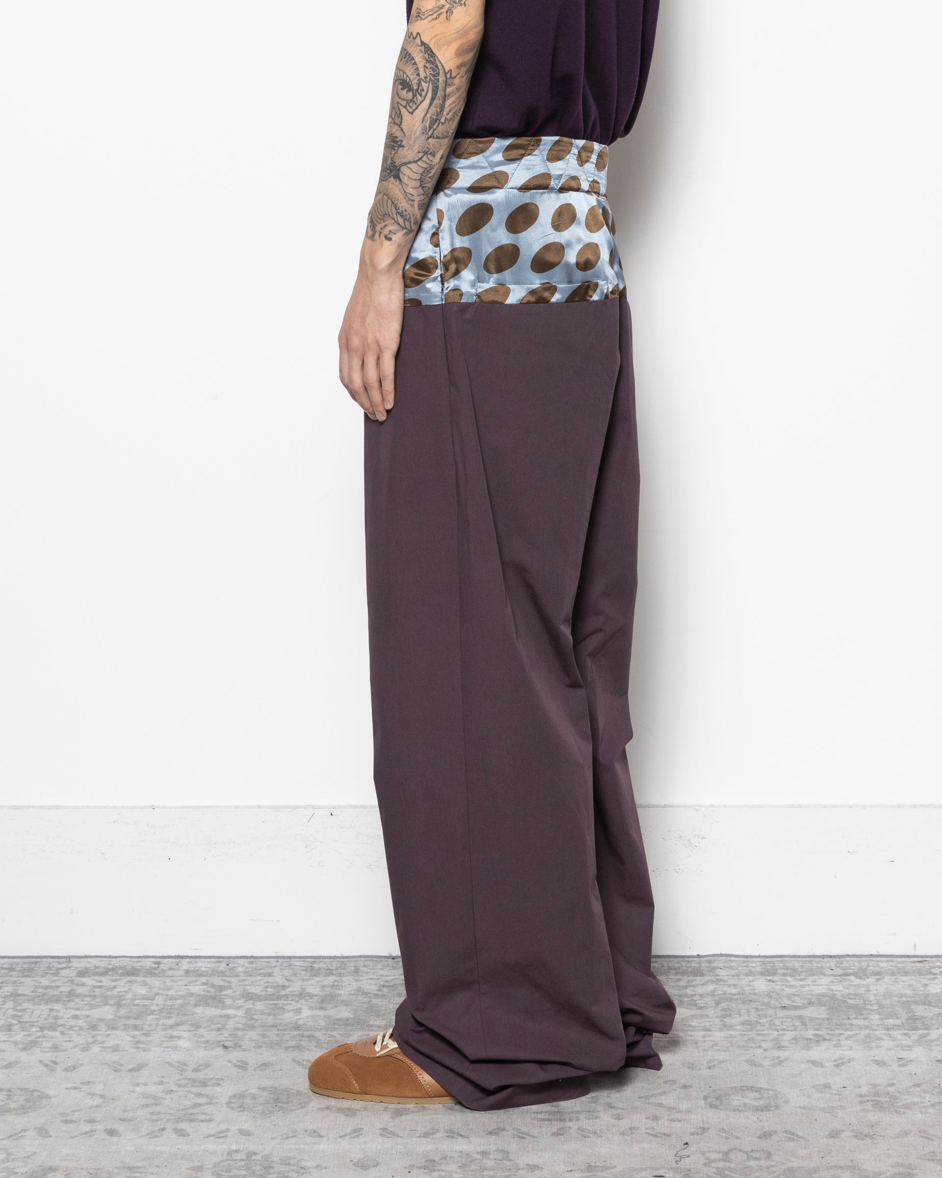 Pablo Pants in Dark Purple