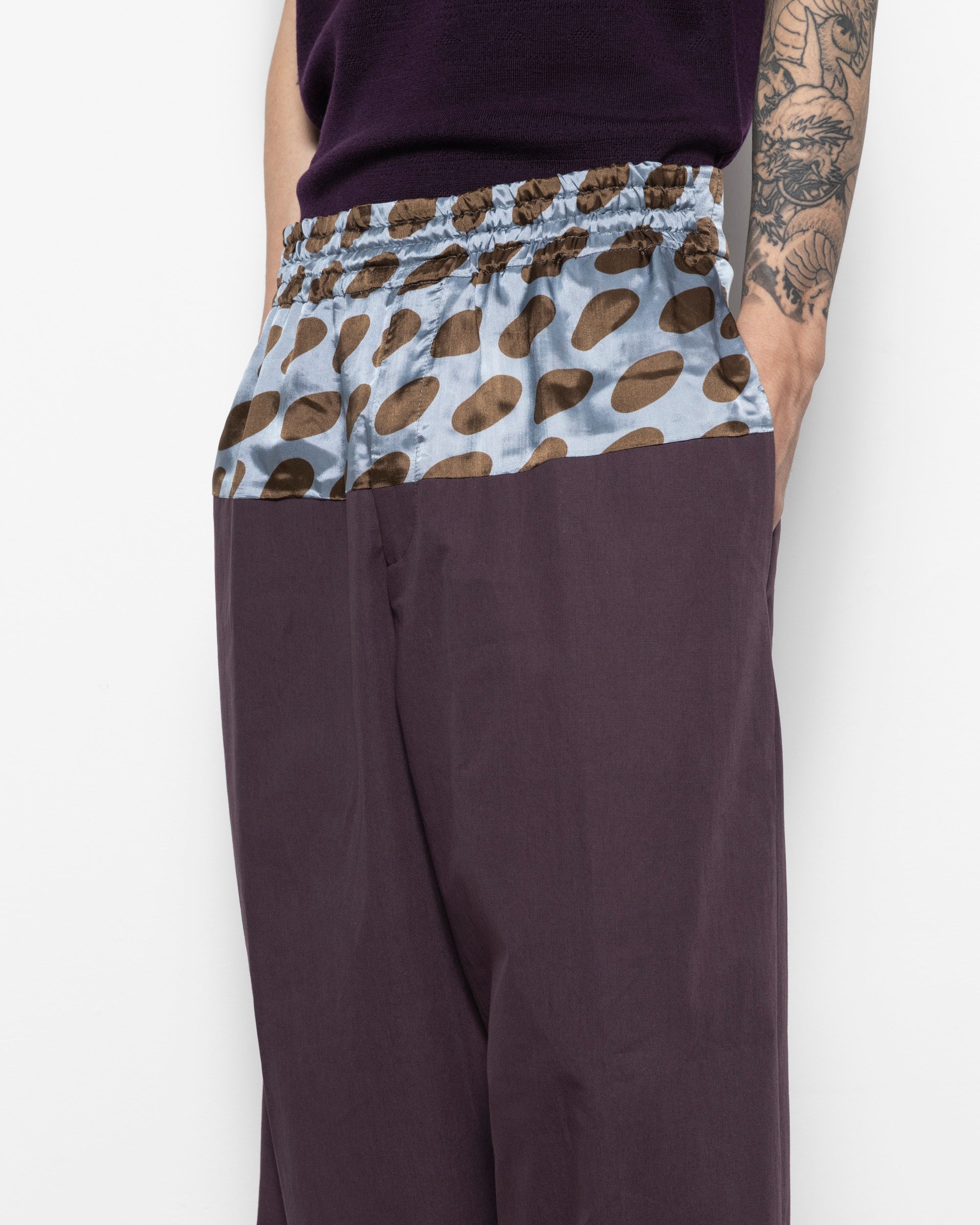 Pablo Pants in Dark Purple