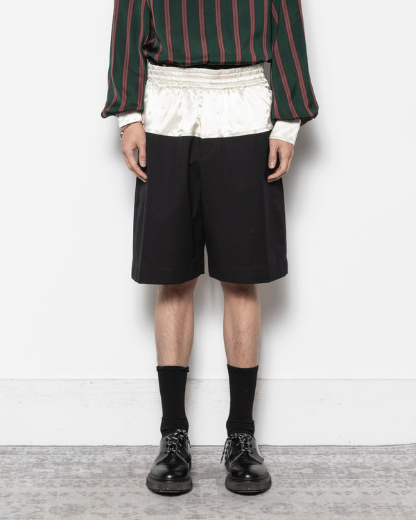 Pablo Two-Tone Shorts in Black