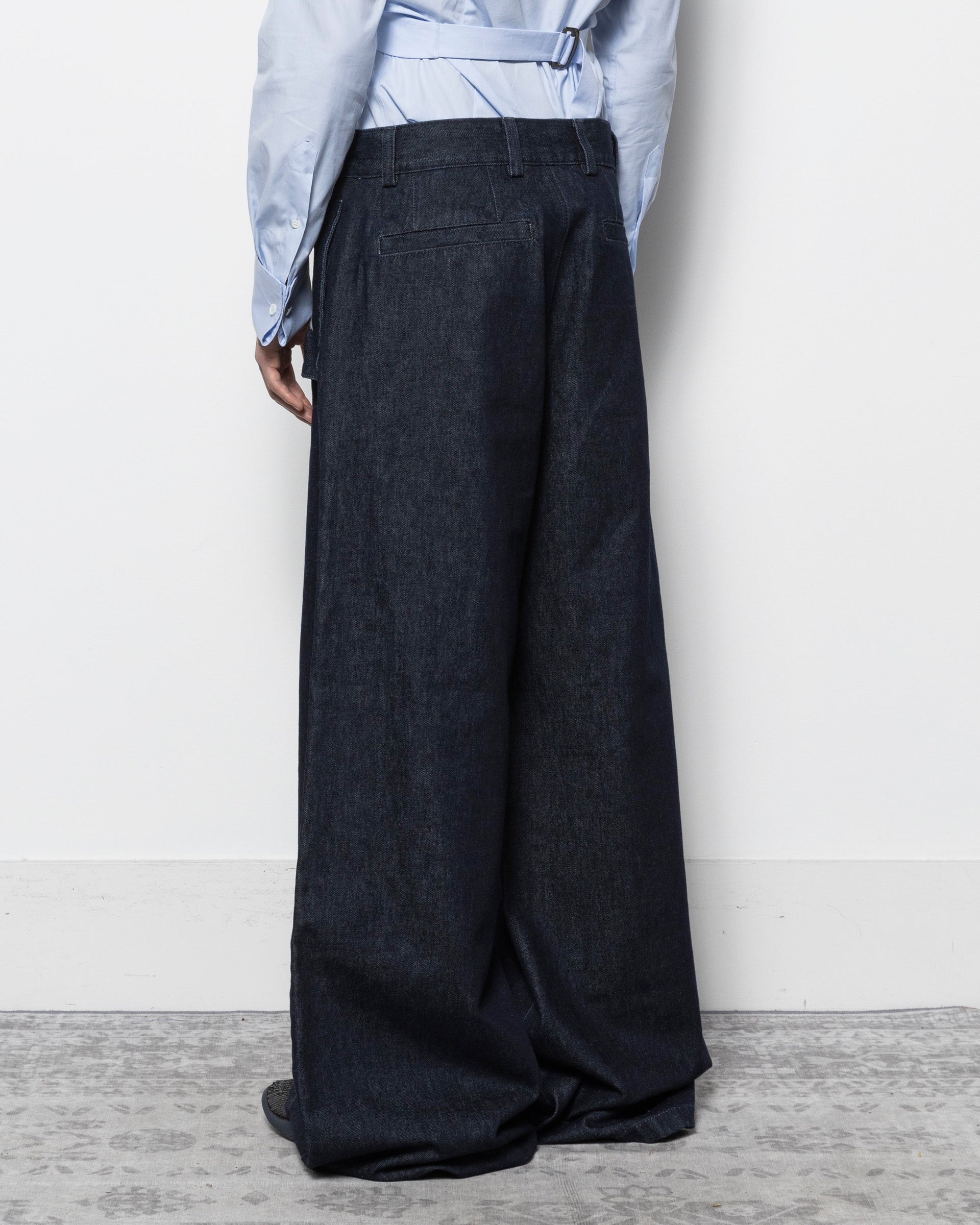 Dries Van Noten Pennines Pants in Indigo | Roden Gray