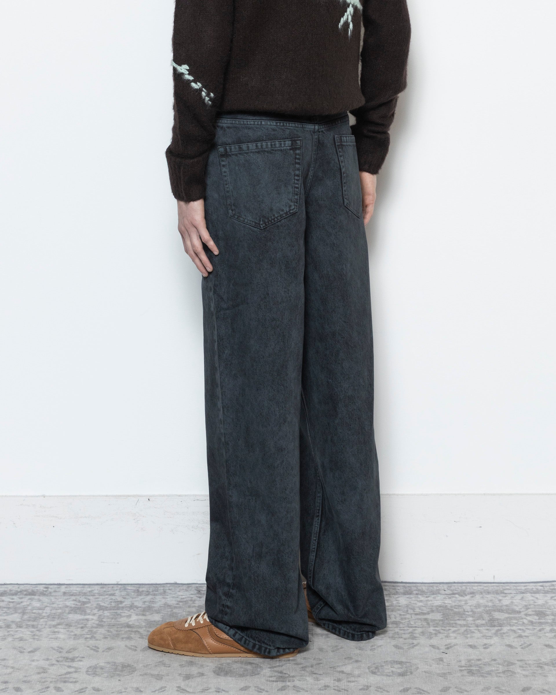 Pine Denim Pants in Petrol