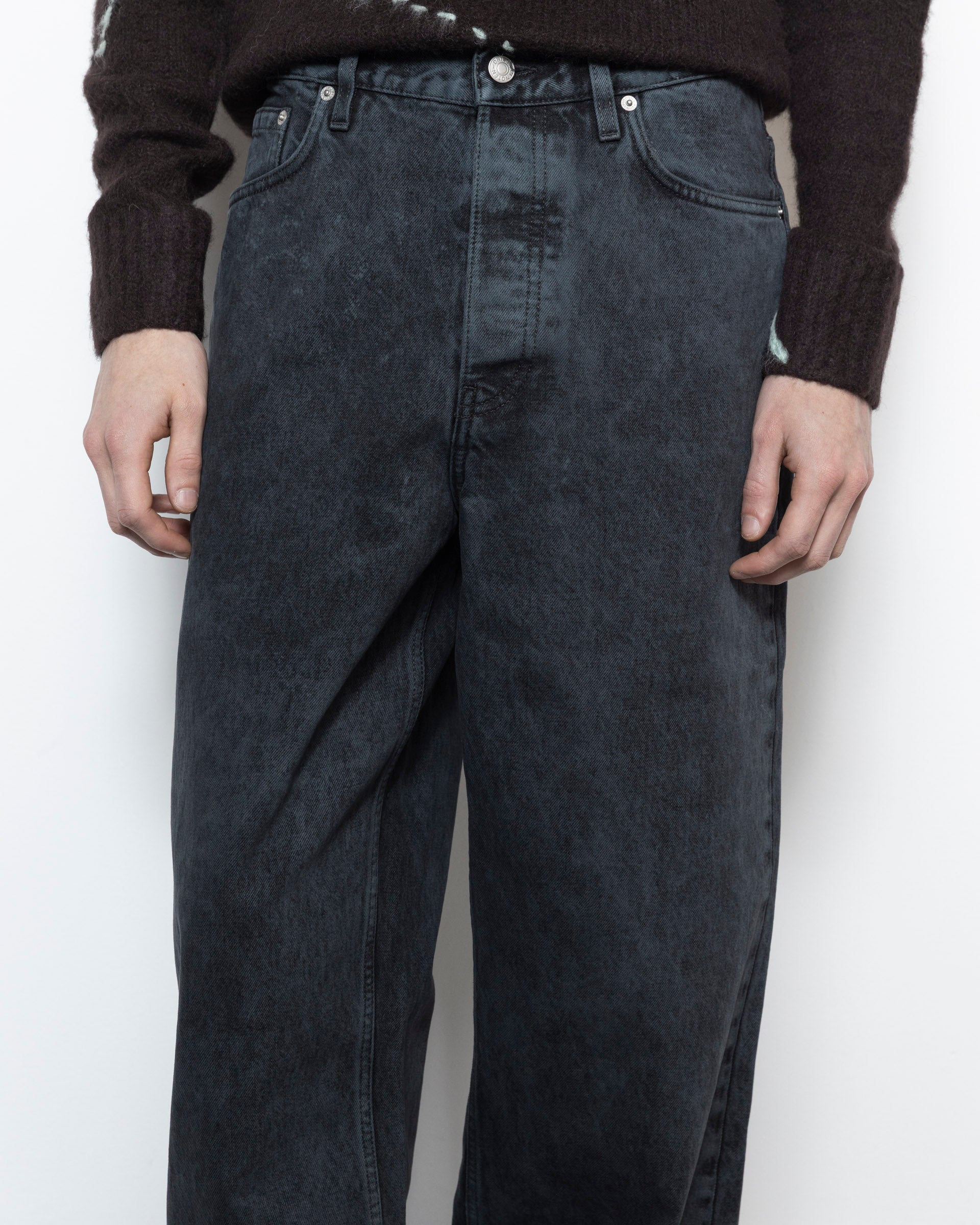 Pine Denim Pants in Petrol