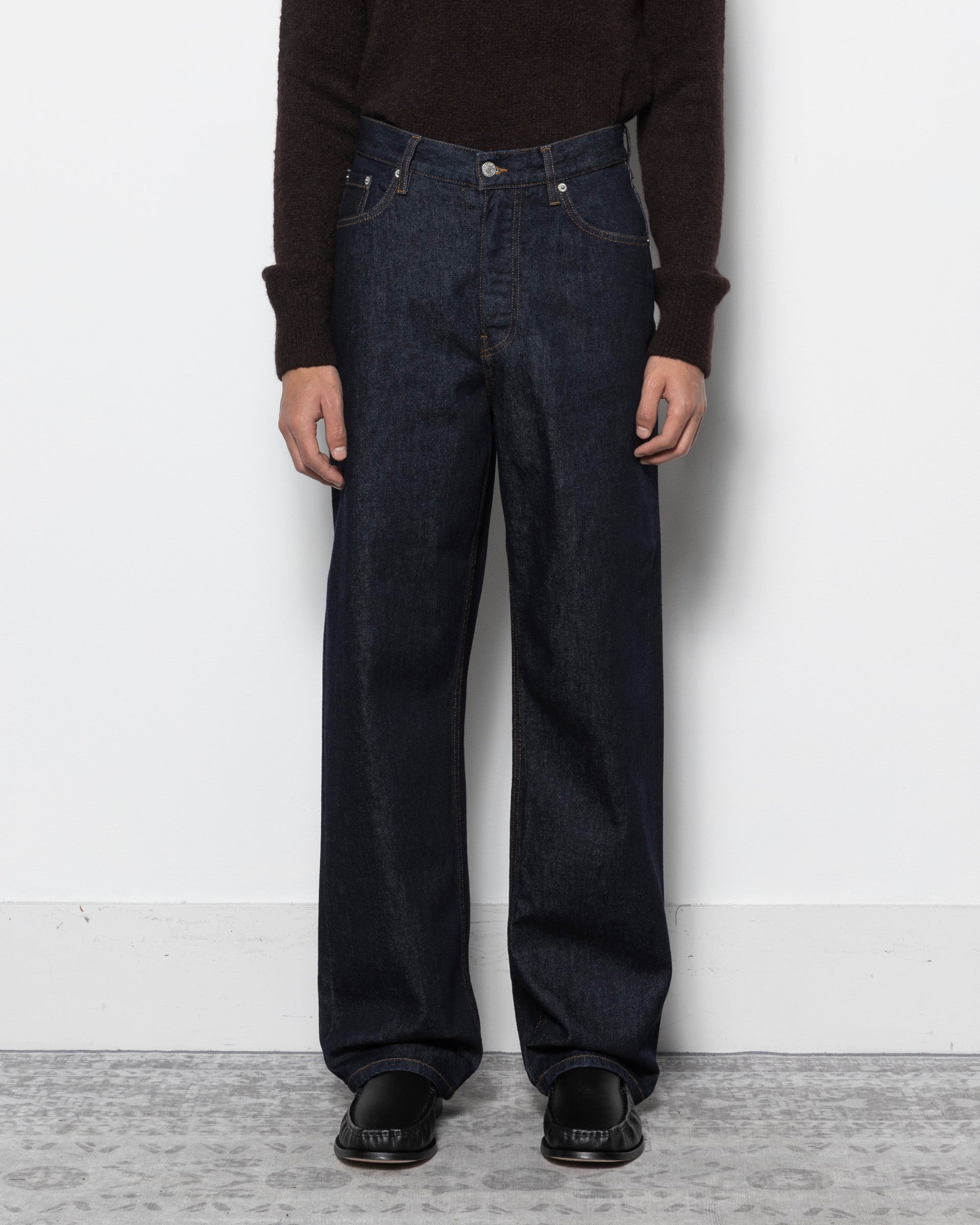 Dries Van Noten Pine Pants in Indigo | RODEN GRAY