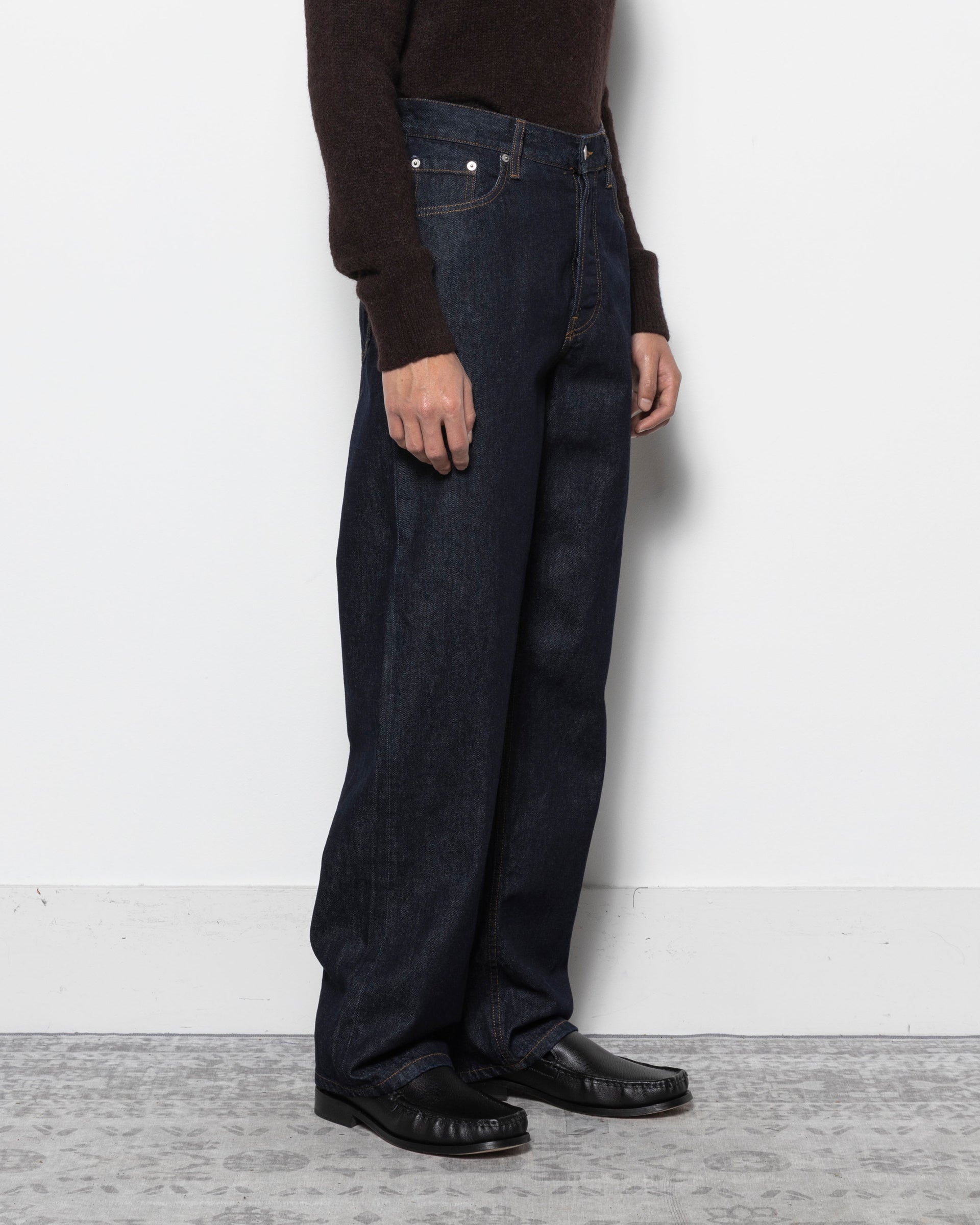 Dries Van Noten Pine Pants in Indigo | Roden Gray