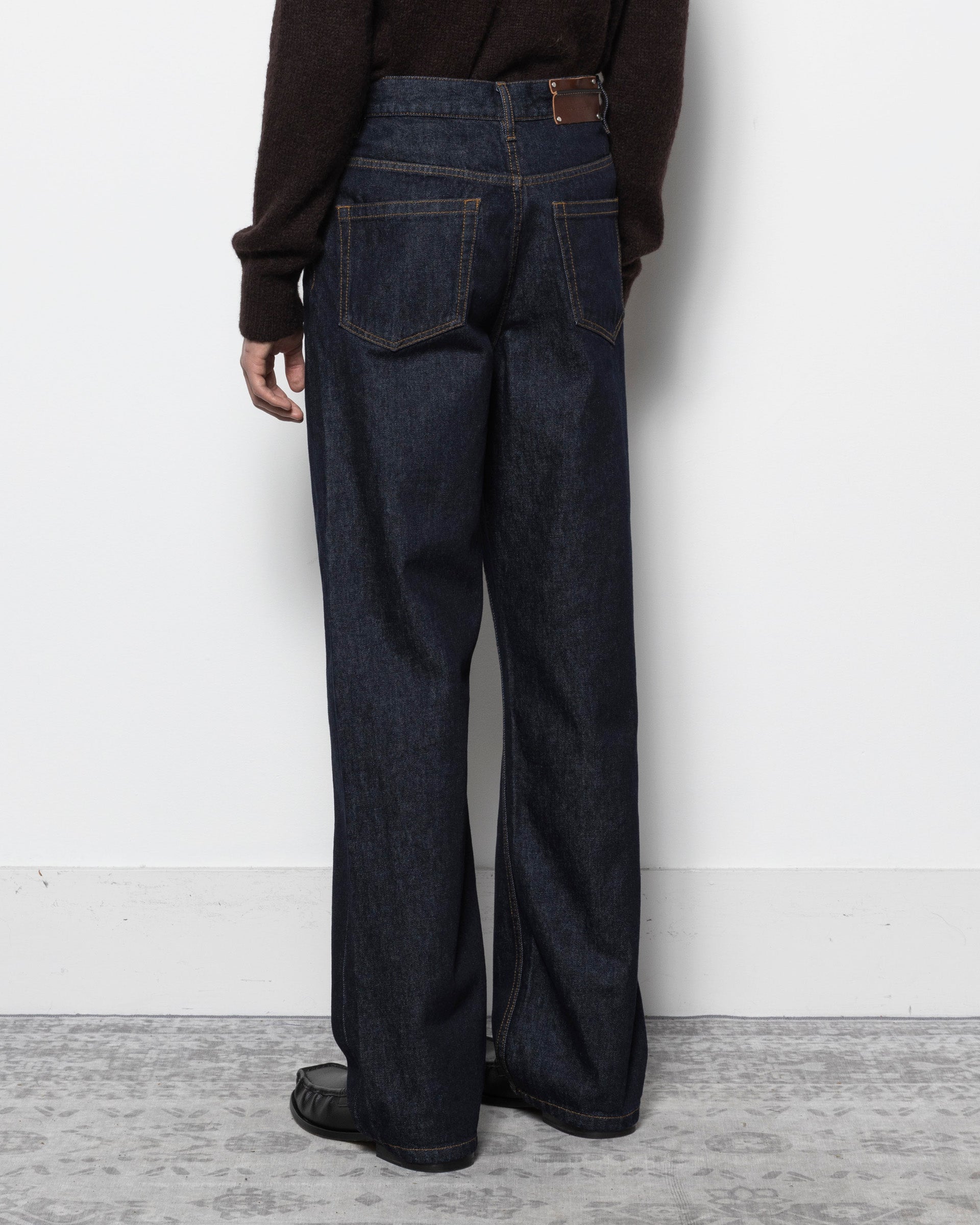 Dries Van Noten Pine Pants in Indigo | Roden Gray