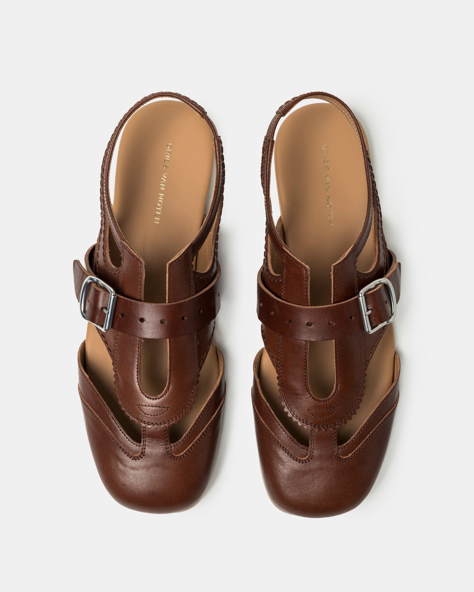 Dries Van Noten Sneaker Sandal in Terra Brown | RODEN GRAY