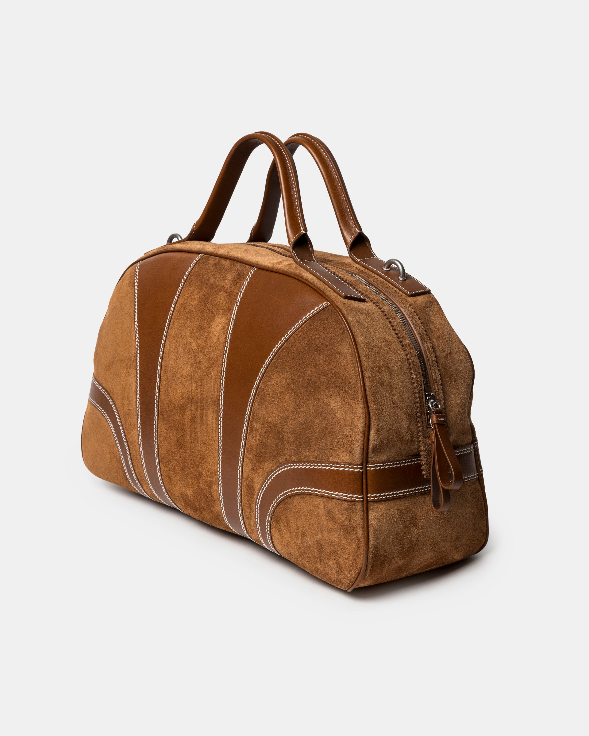 Suede Duffle Bag