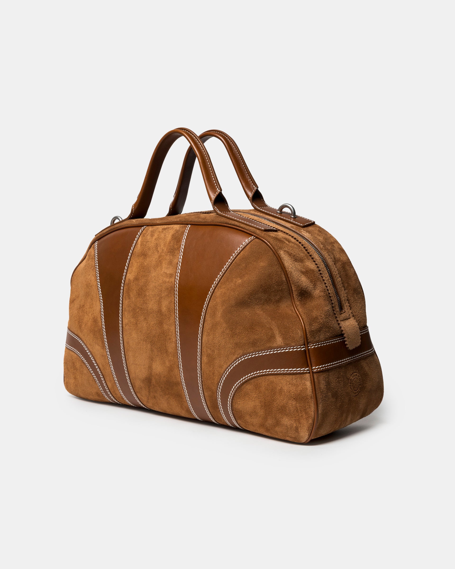 Suede Duffle Bag