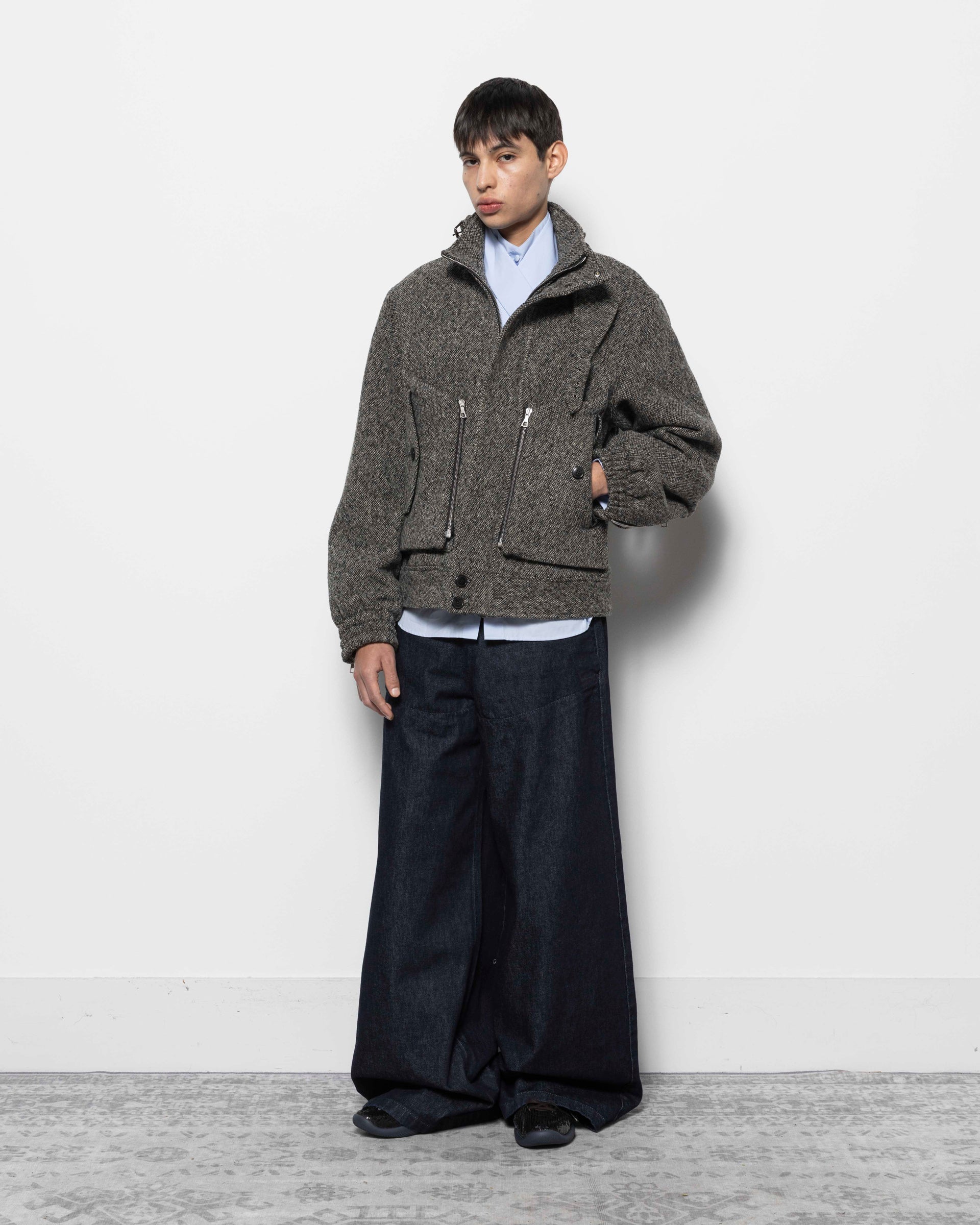 Dries Van Noten Venice Jacket in Grey | Roden Gray