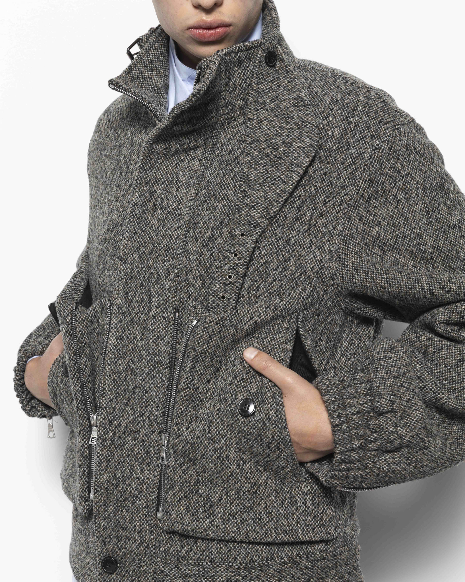 Dries Van Noten Venice Jacket in Grey | Roden Gray