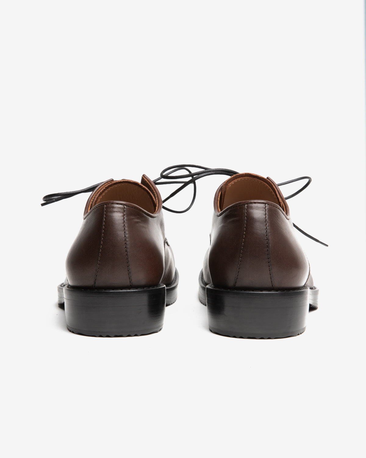 Leather Derby in Dark Brown