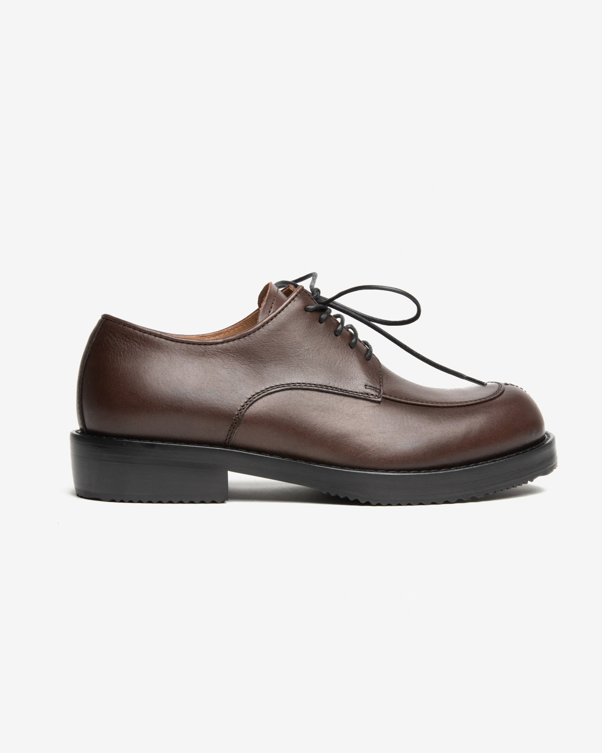 Leather Derby in Dark Brown